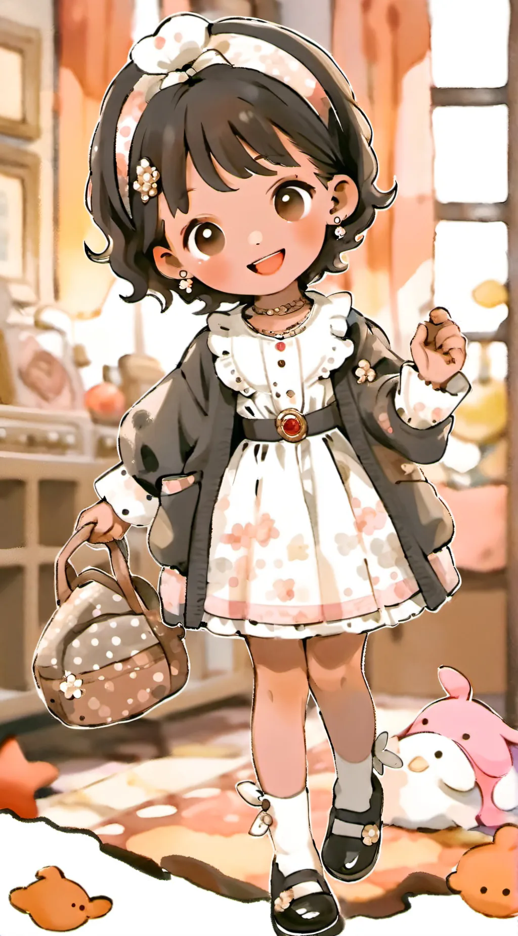 ai character: Doc mcstuffins  background