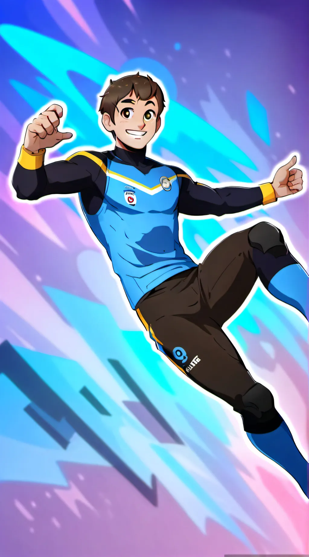 ai character: smallishbeans background