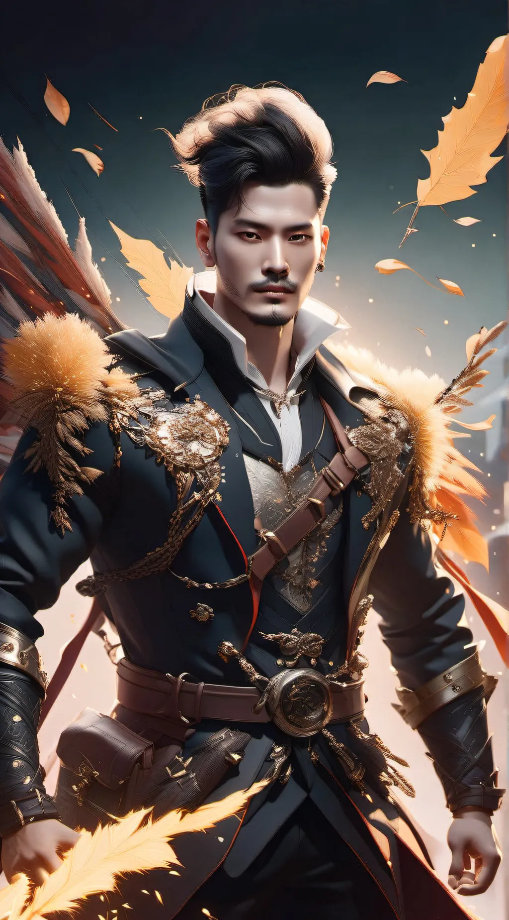 ai character: The greatest show background