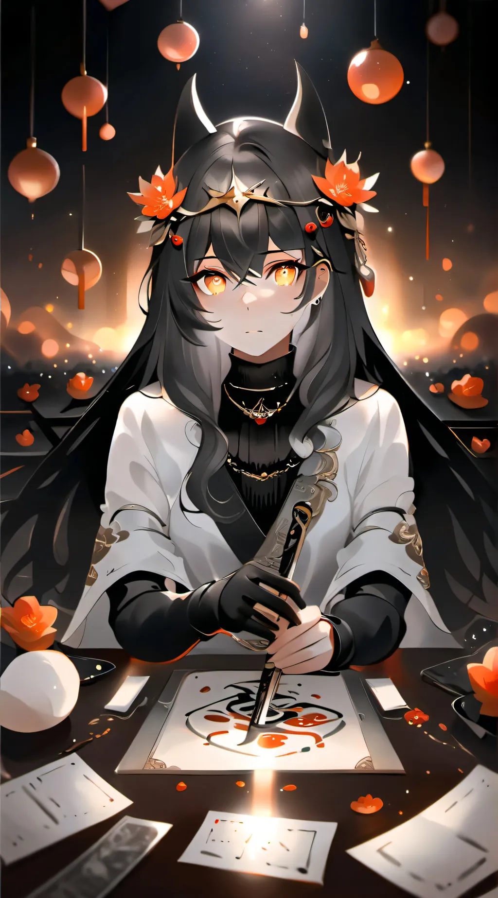 ai character: Aria background