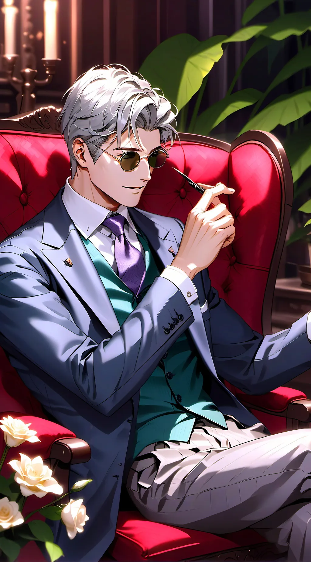 ai character: Valentino background