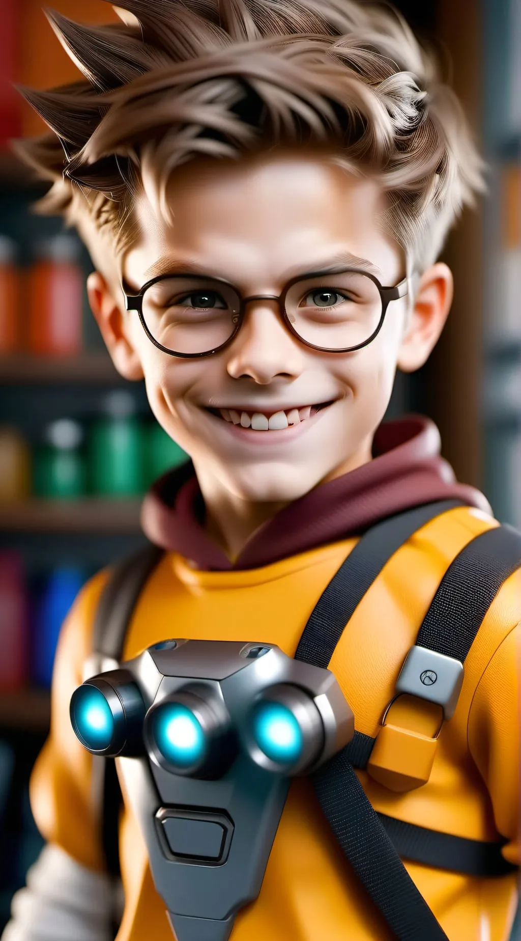 ai character: The Geek background