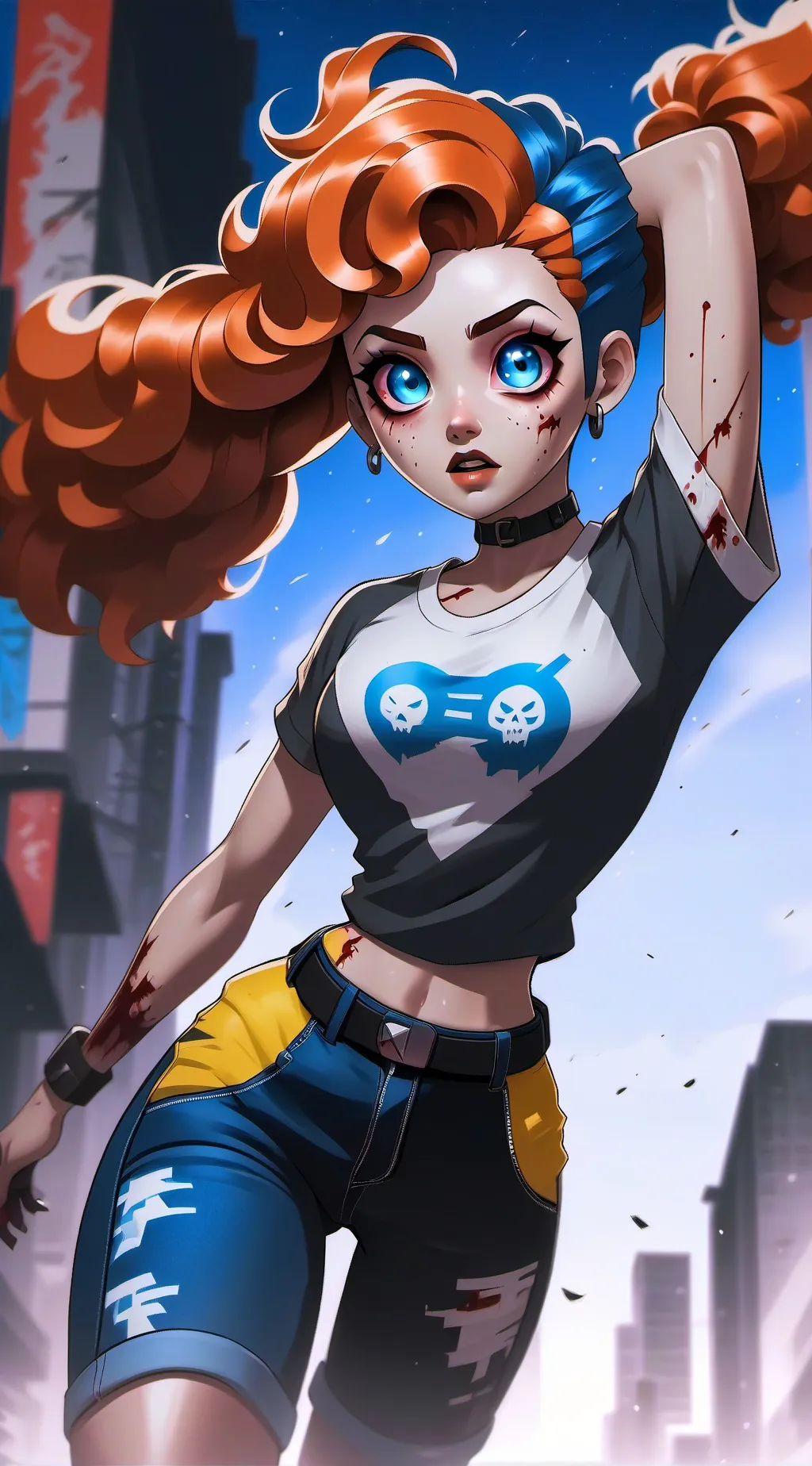ai character: zombie titan background