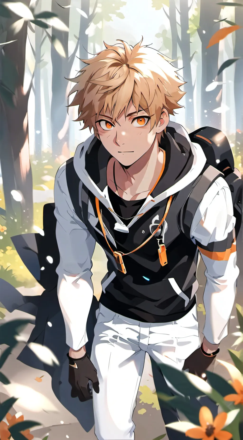 ai character: Bakugo perfume background