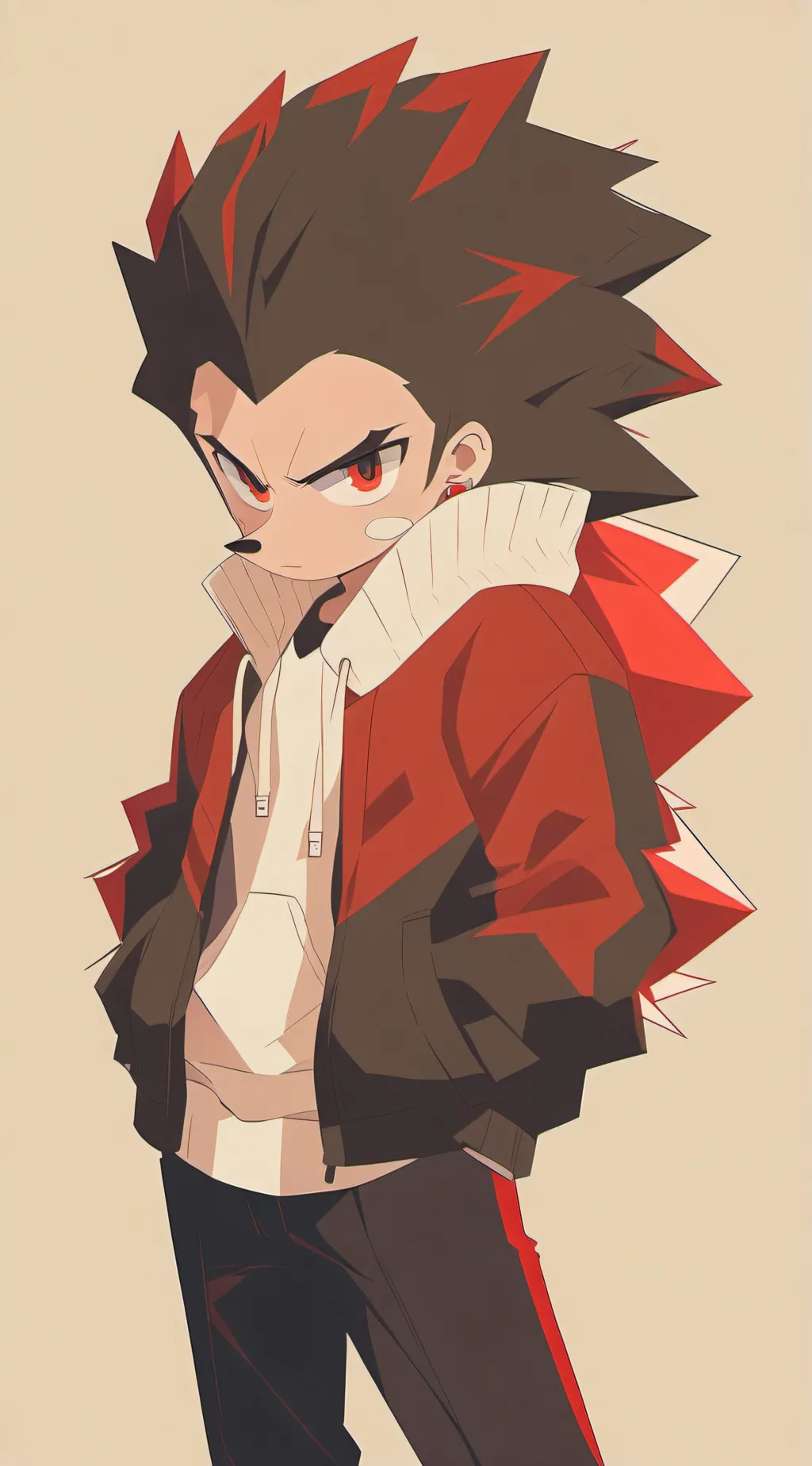 ai character: shadow  background