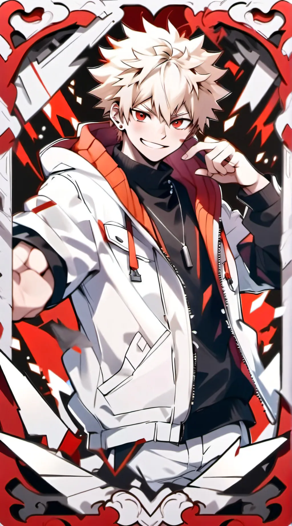 ai character: Singer bakugo background