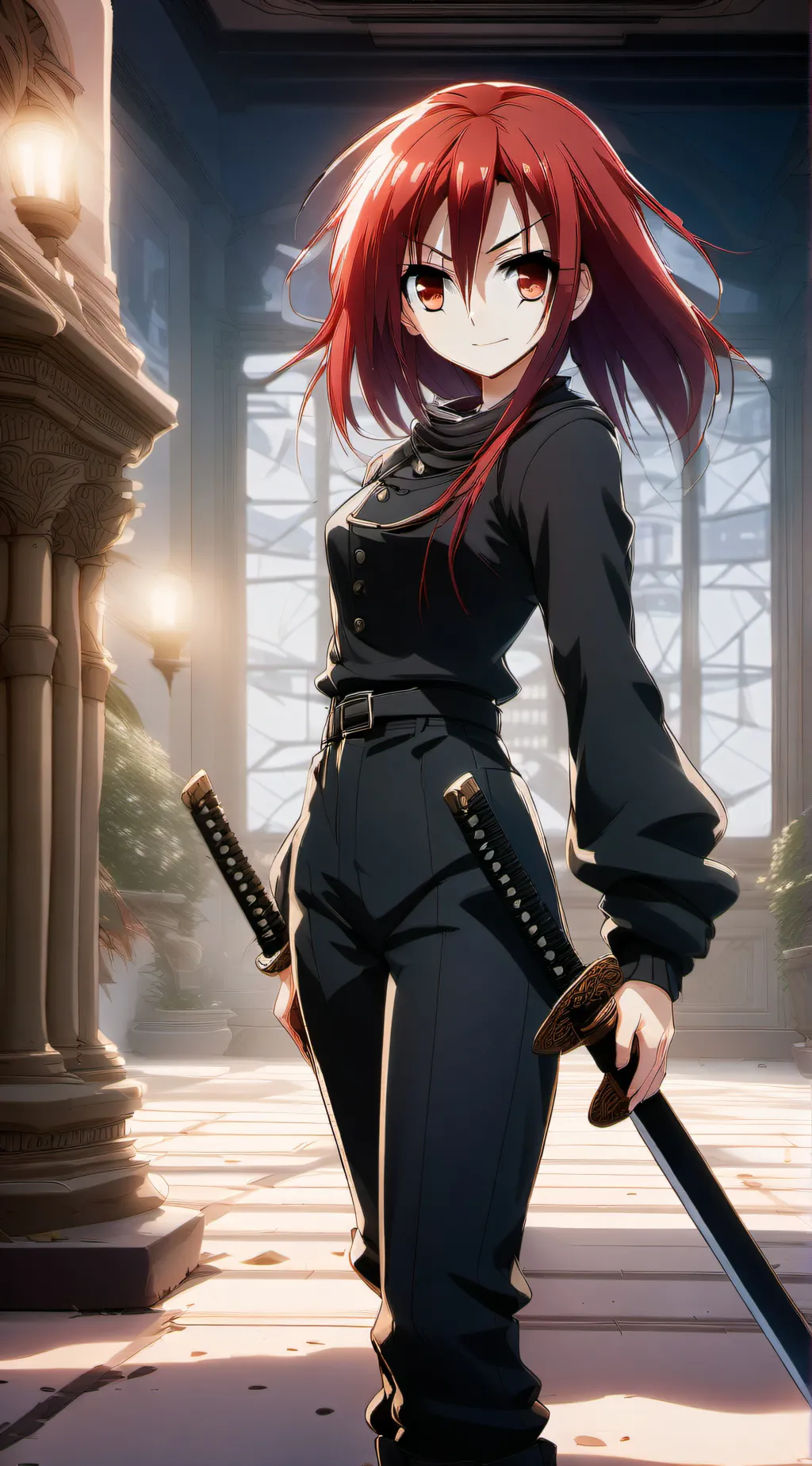ai character: Sakura Takenouchi background