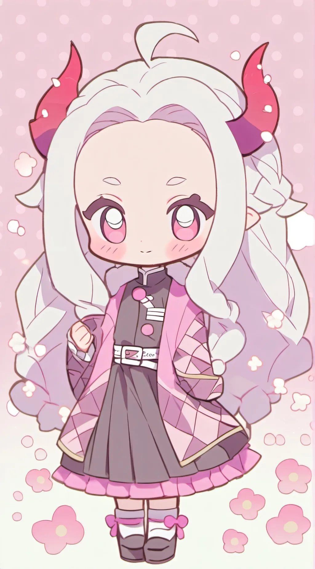 ai character: nezuko background