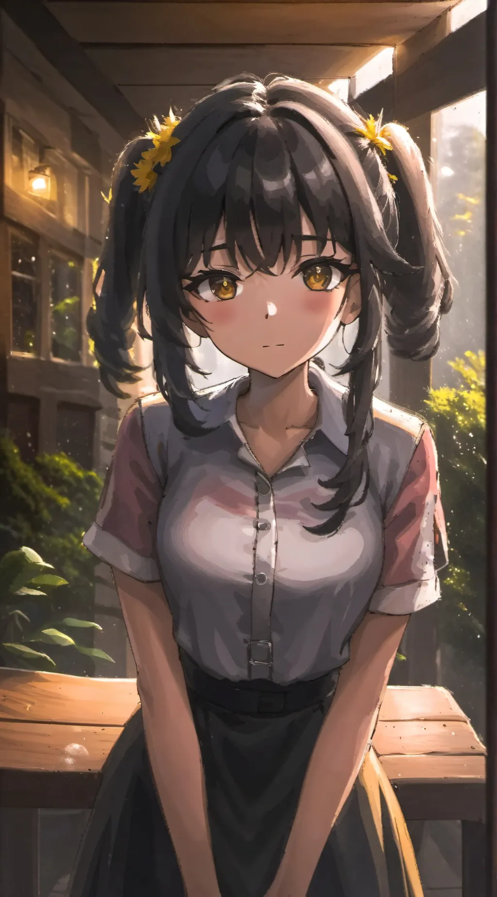 ai character: Zoe  background