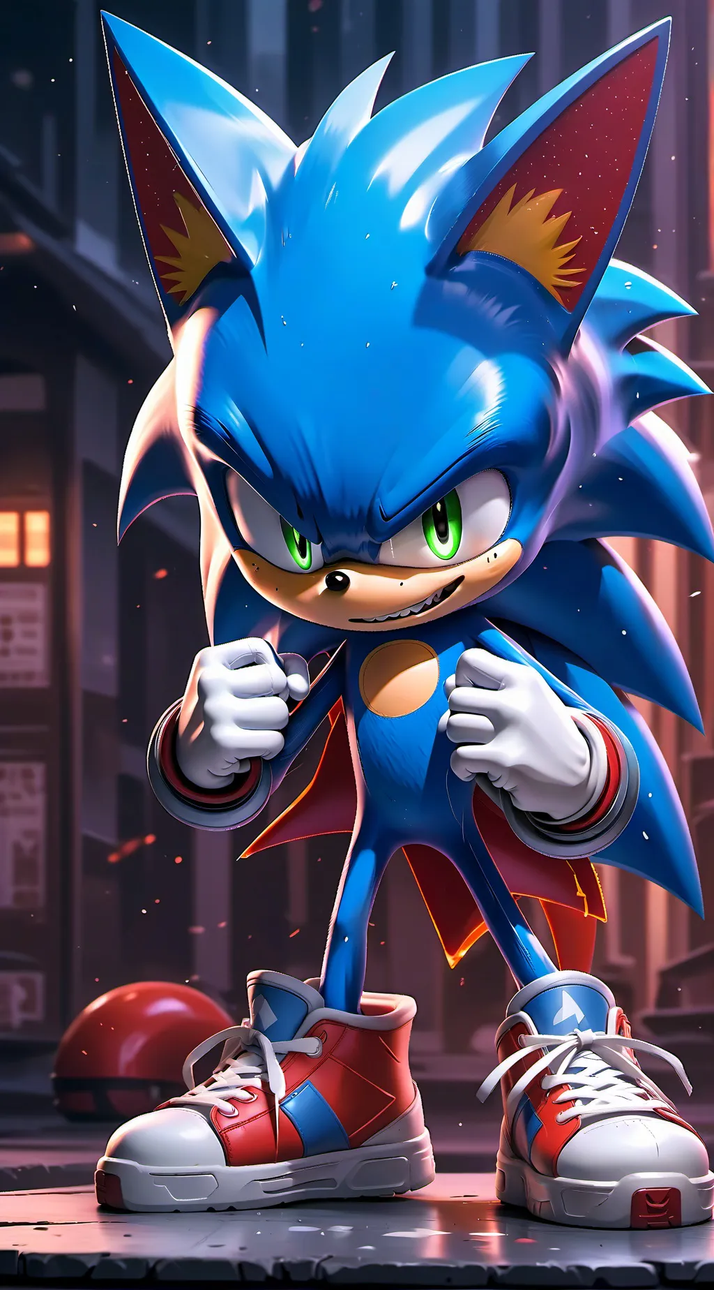 ai character: Sonic background