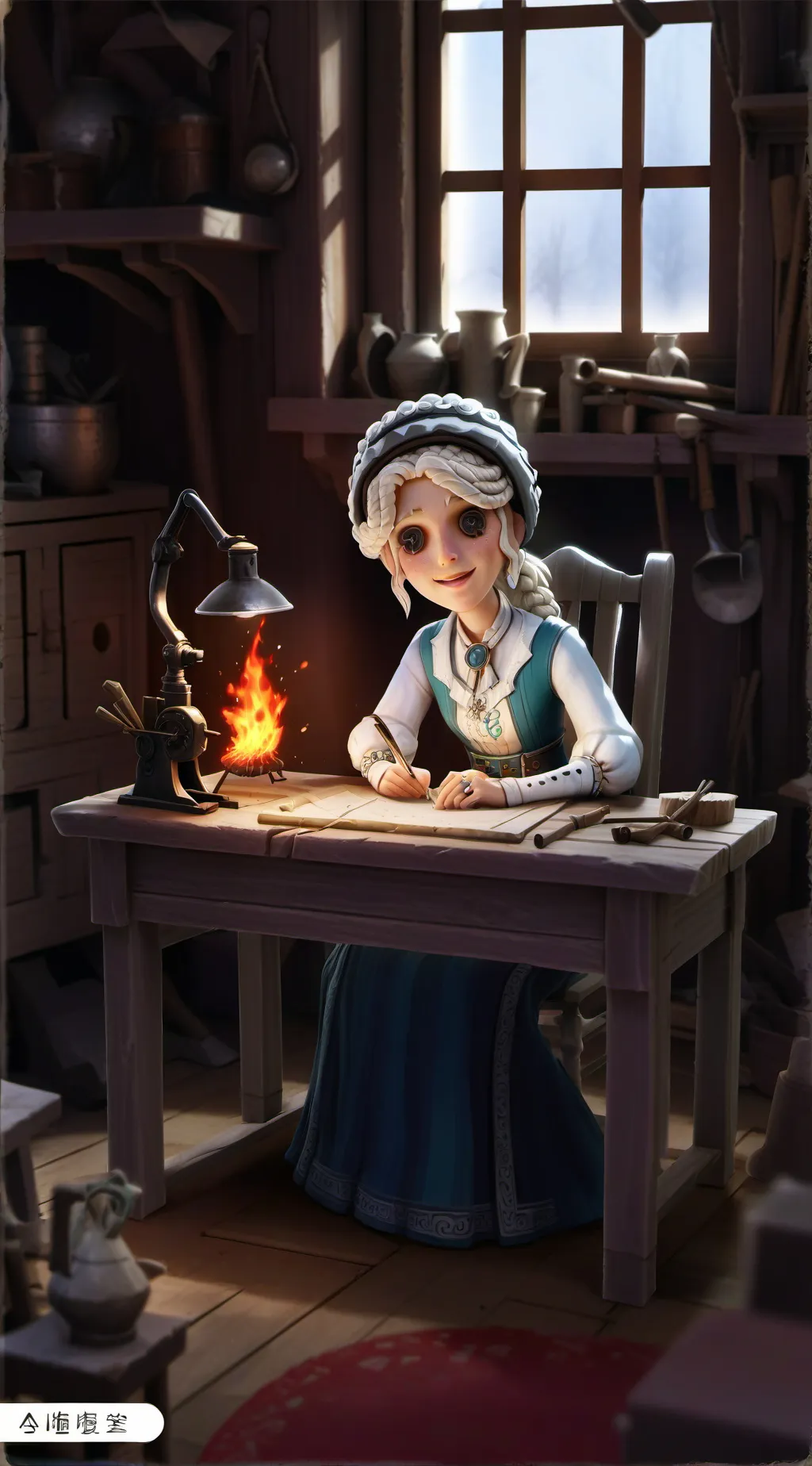 ai character: Haunterin background