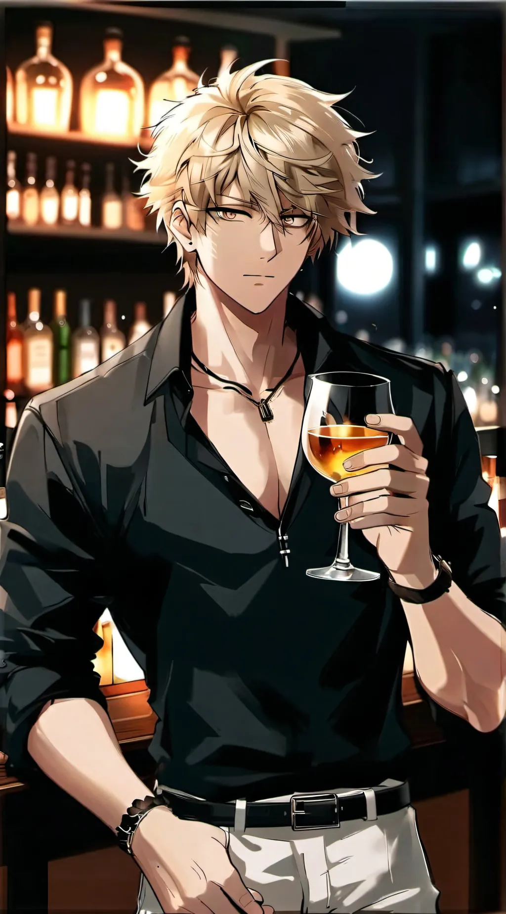 ai character: Mafia Bakugo background