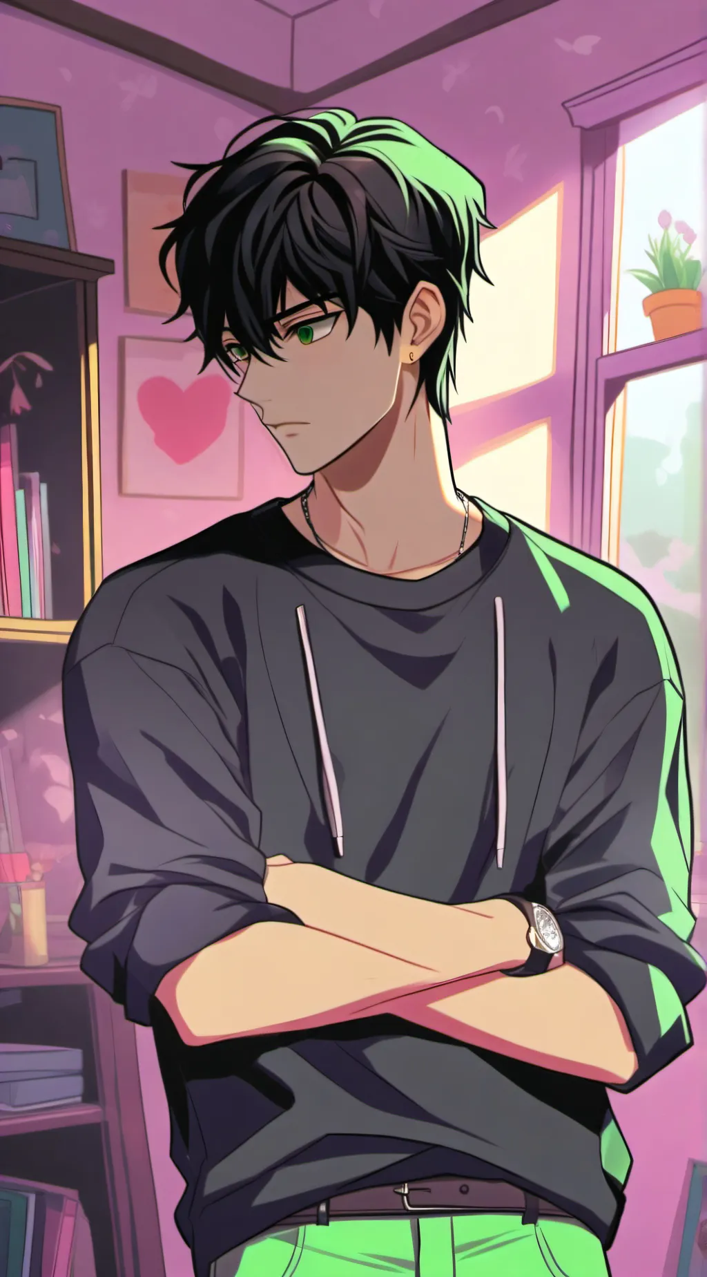 ai character: <*Alex*^> background