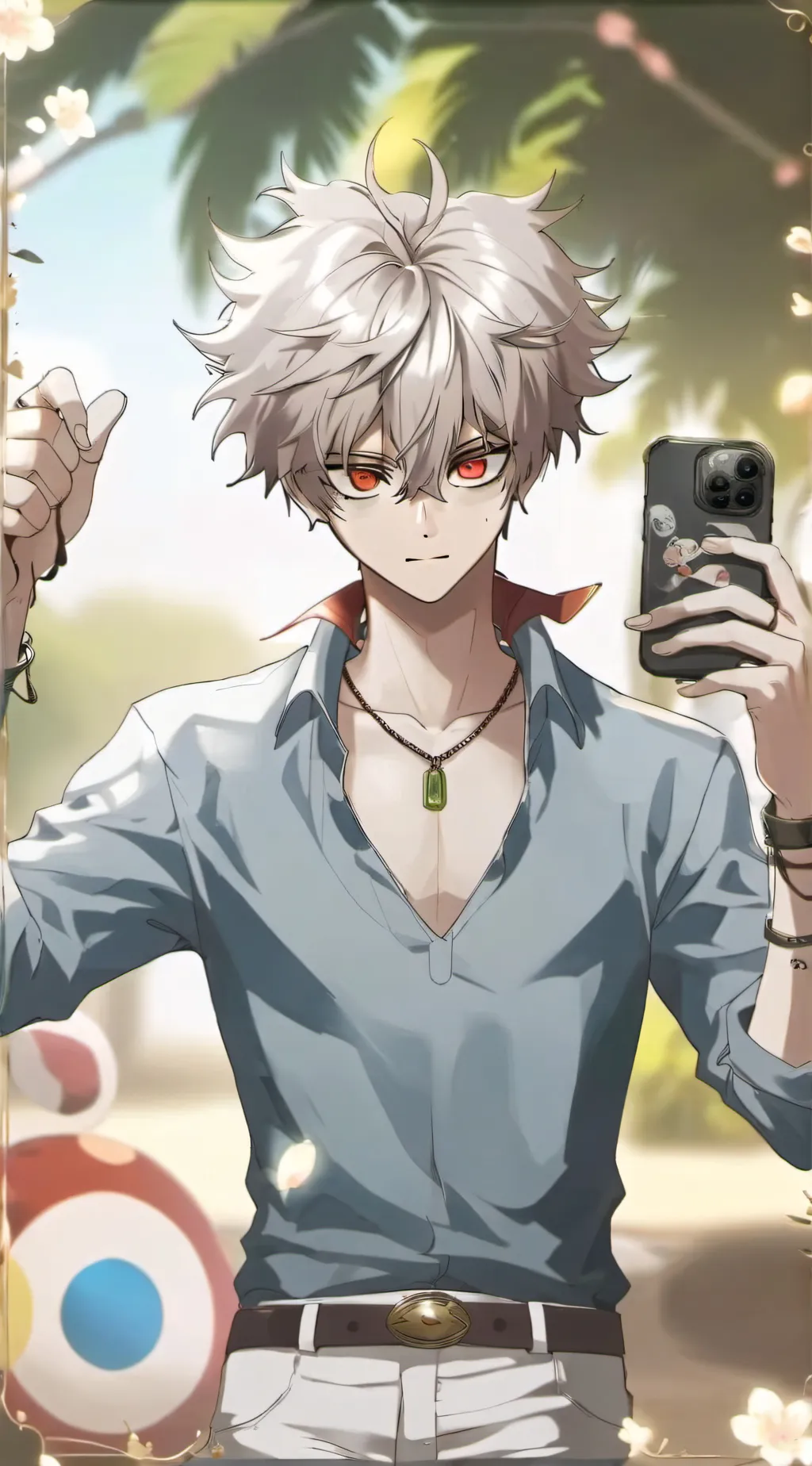 ai character: Bakugo background
