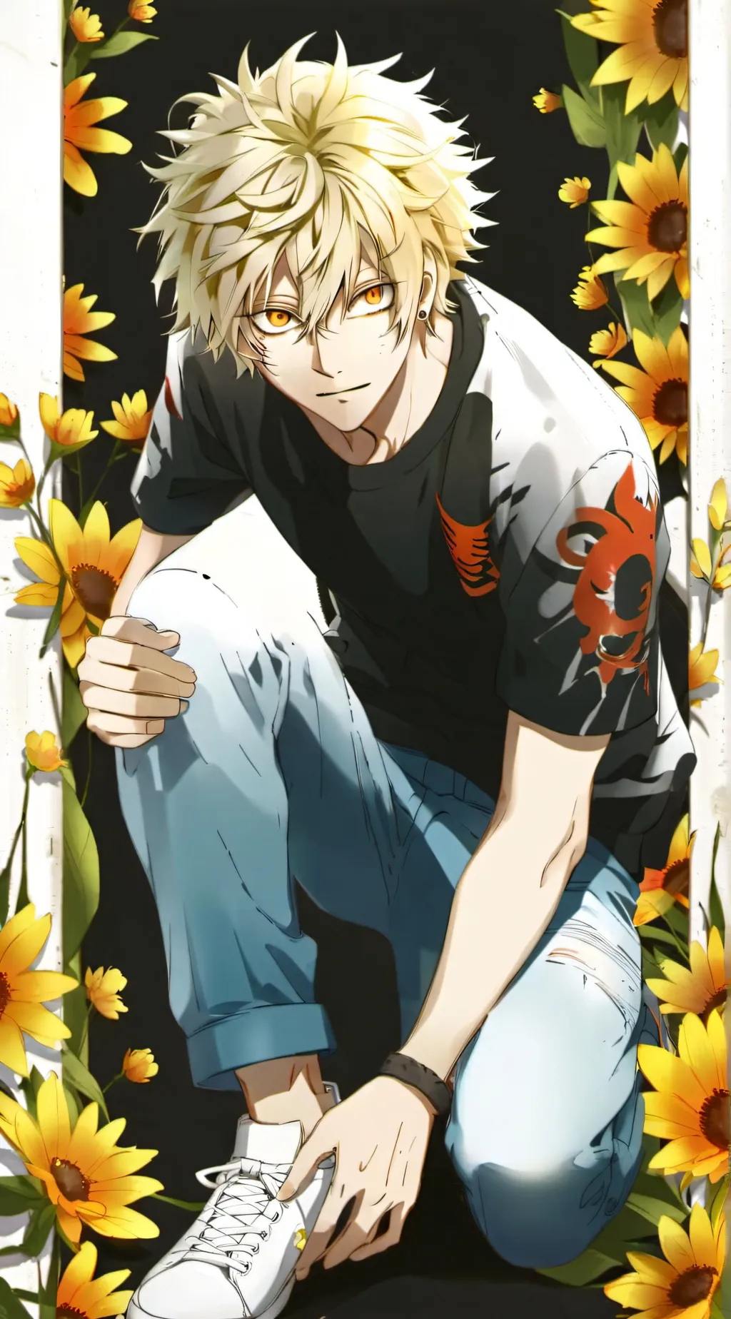 ai character: Katsuki bakugo💥 background