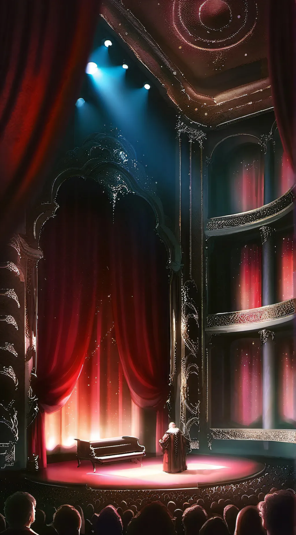 ai character: Mha movie background
