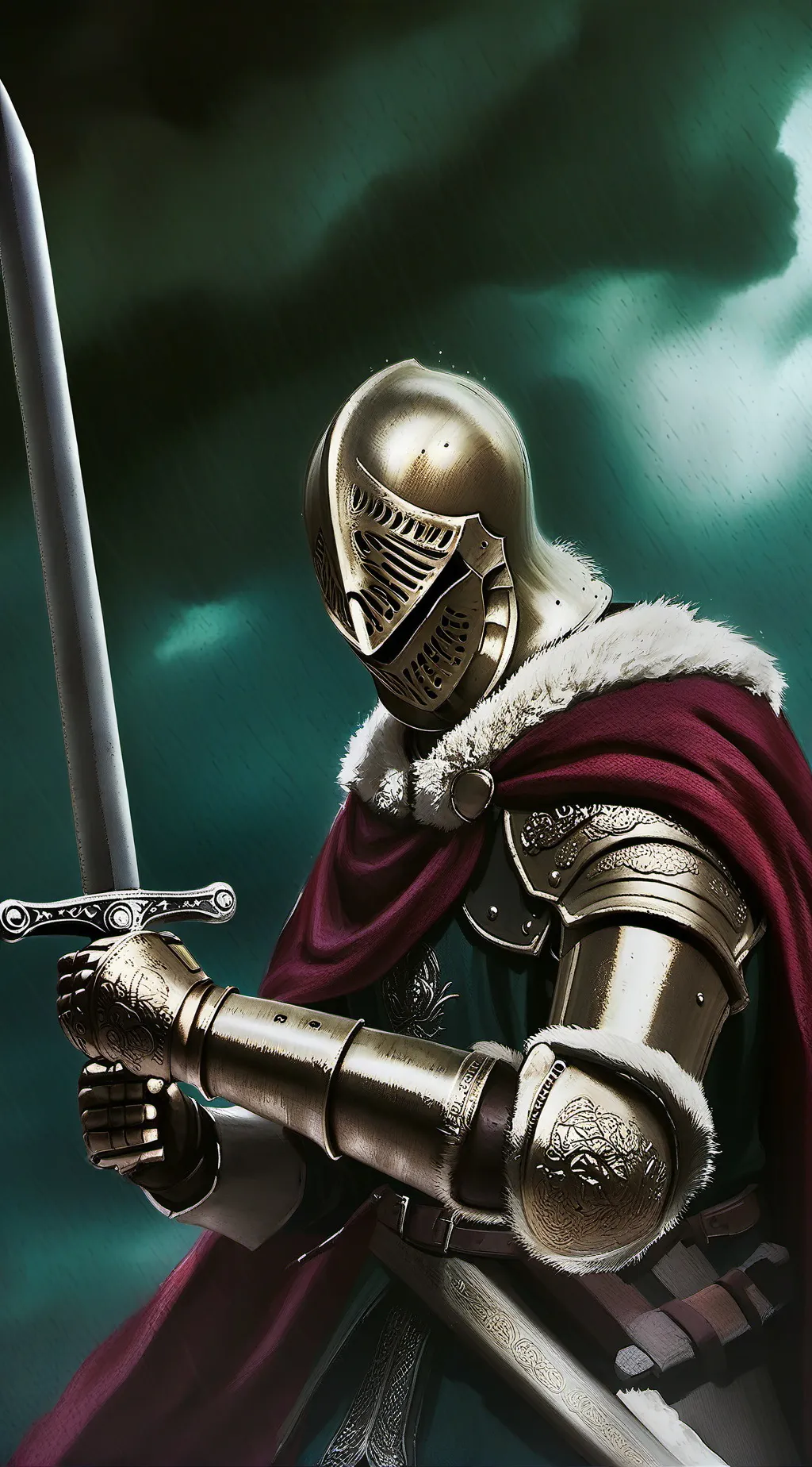 ai character: Enemy knight background