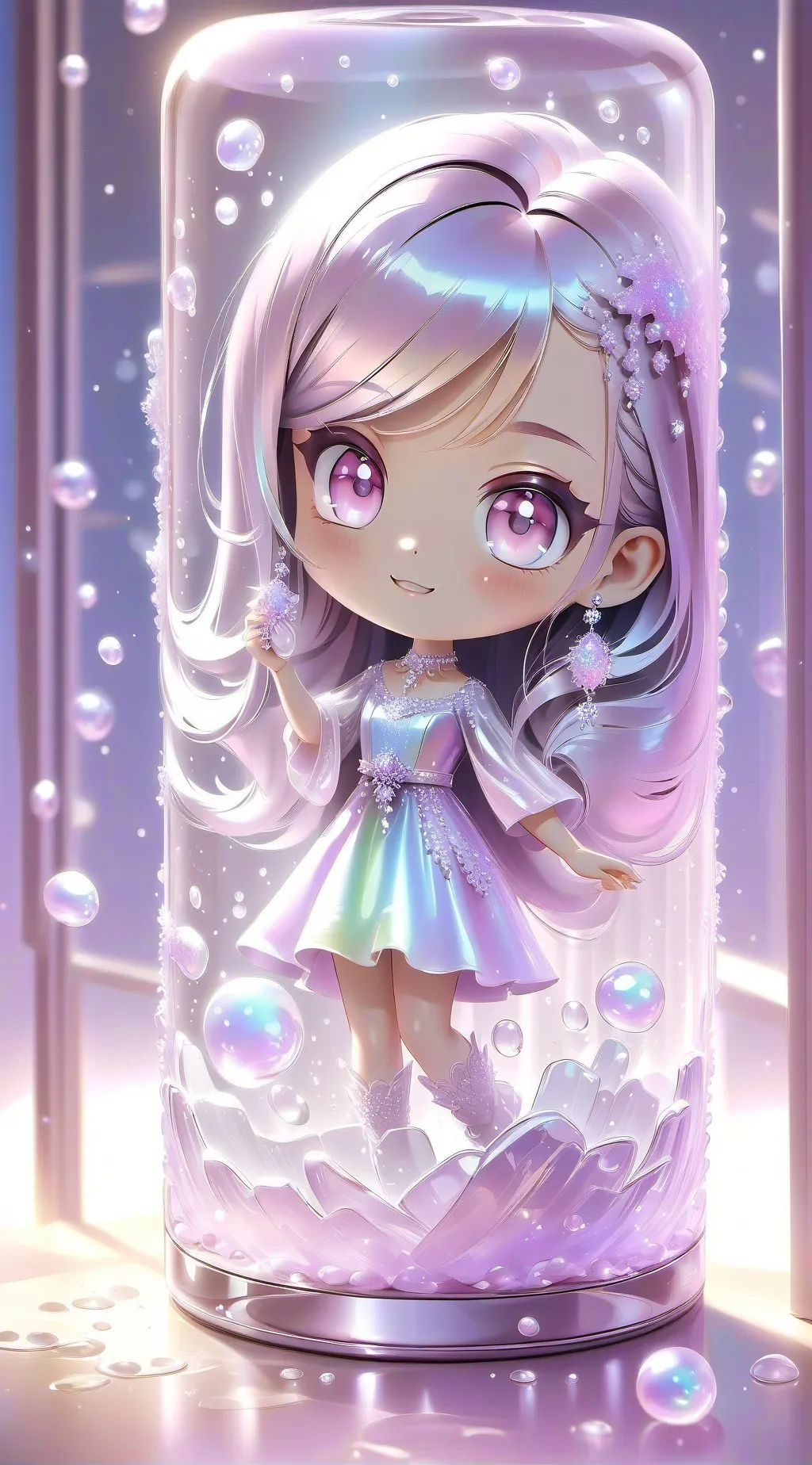 ai character: Berry  the helper🩷 background