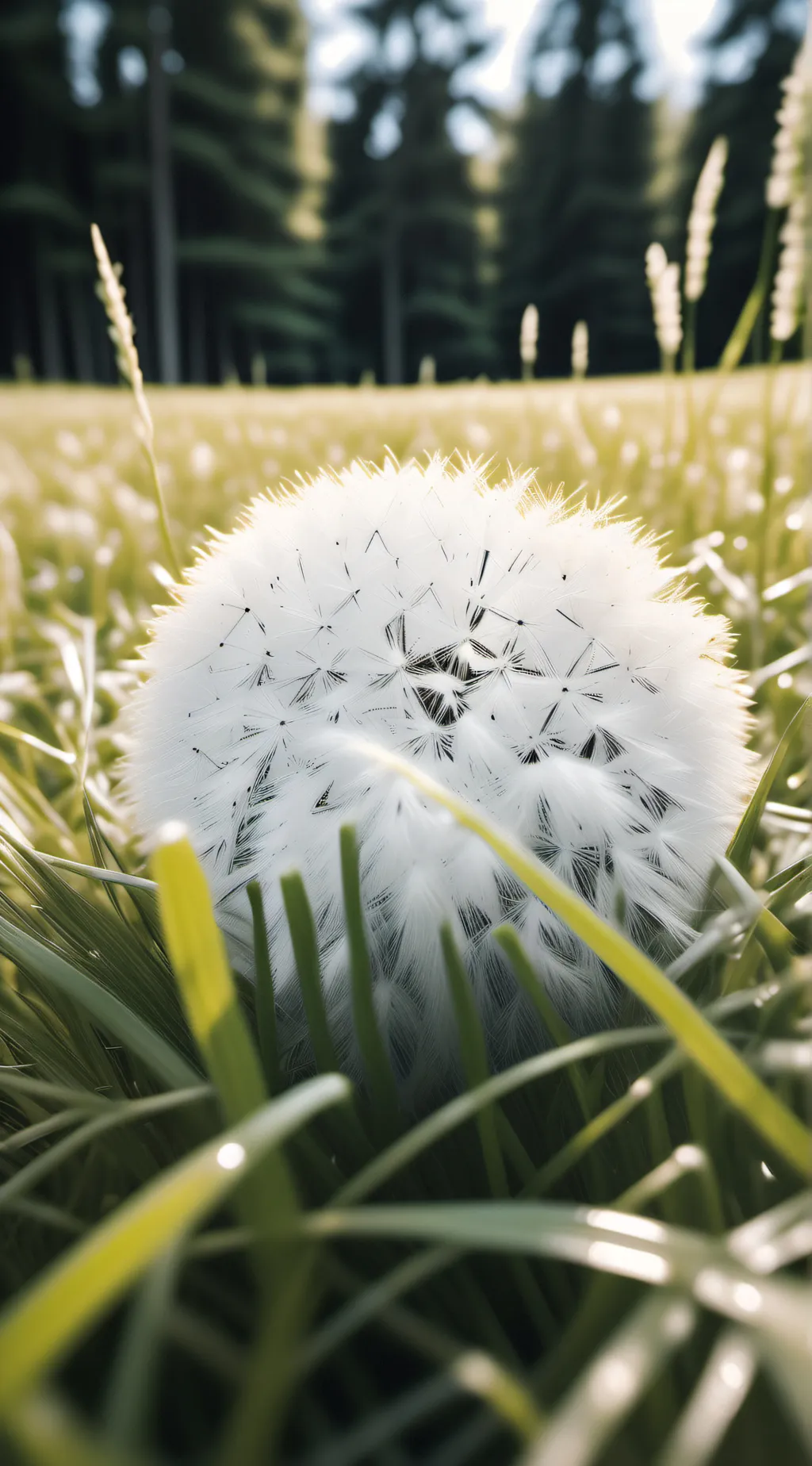 ai character: Grass background