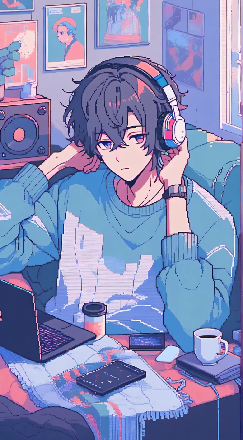 ai character: Luc background
