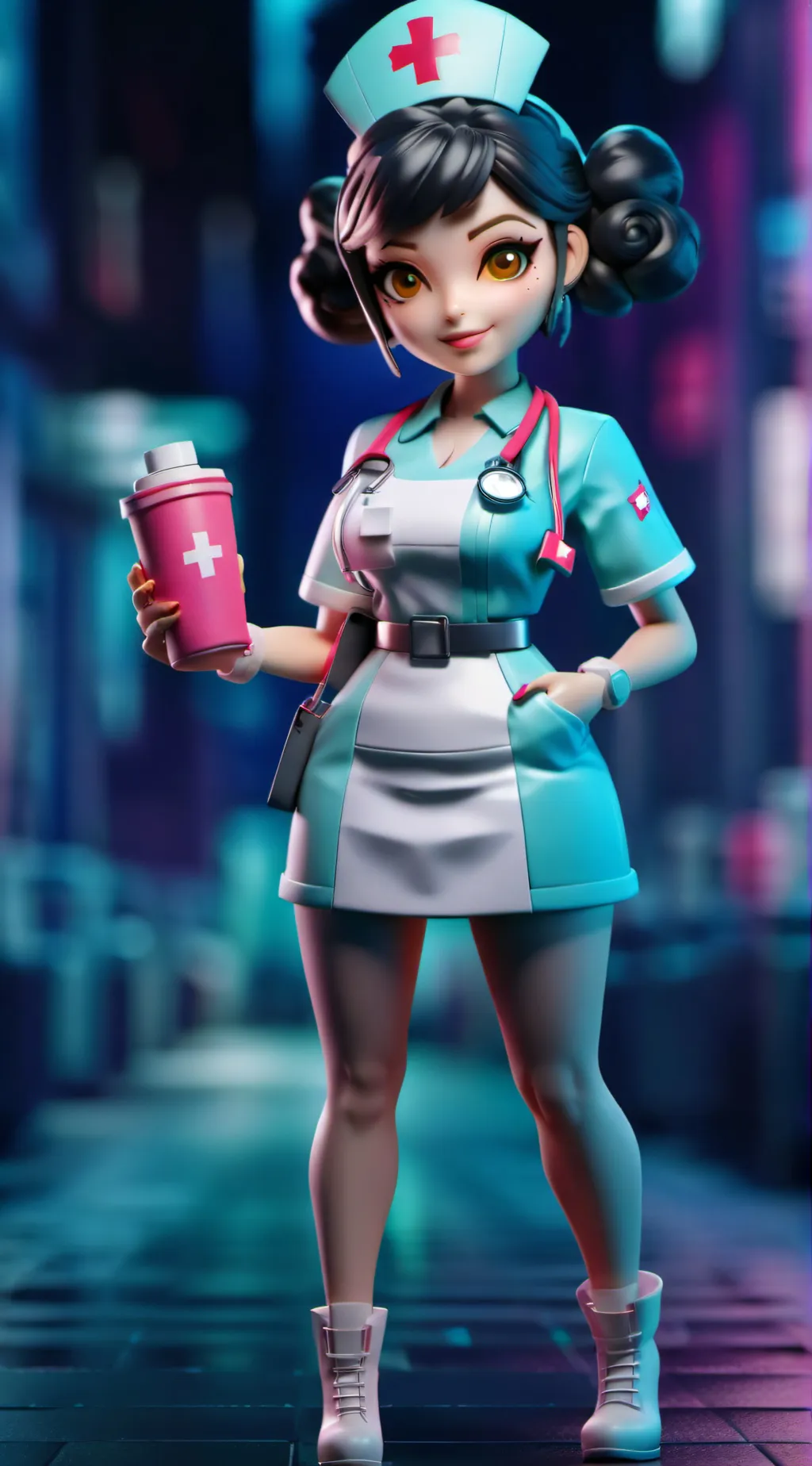 ai character: School nurse background
