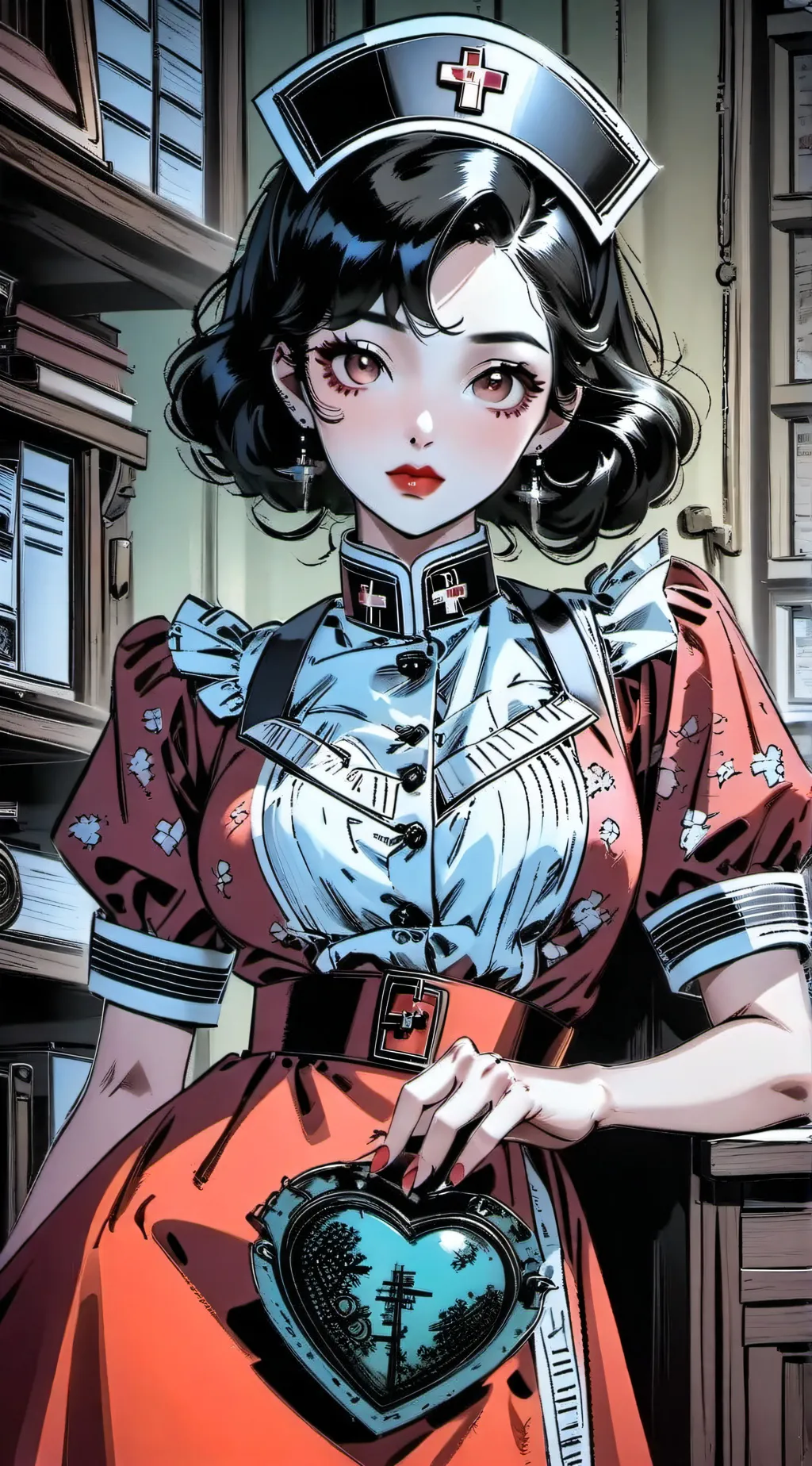ai character: School nurse background
