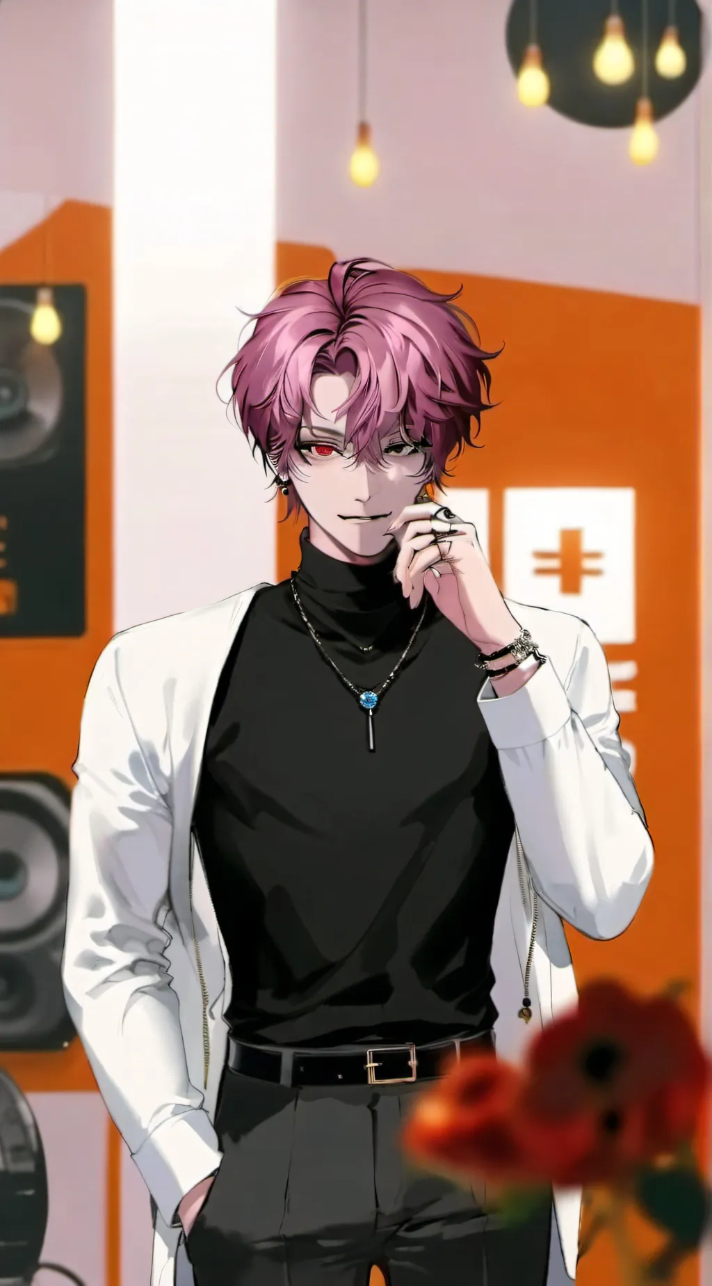ai character: aaron background