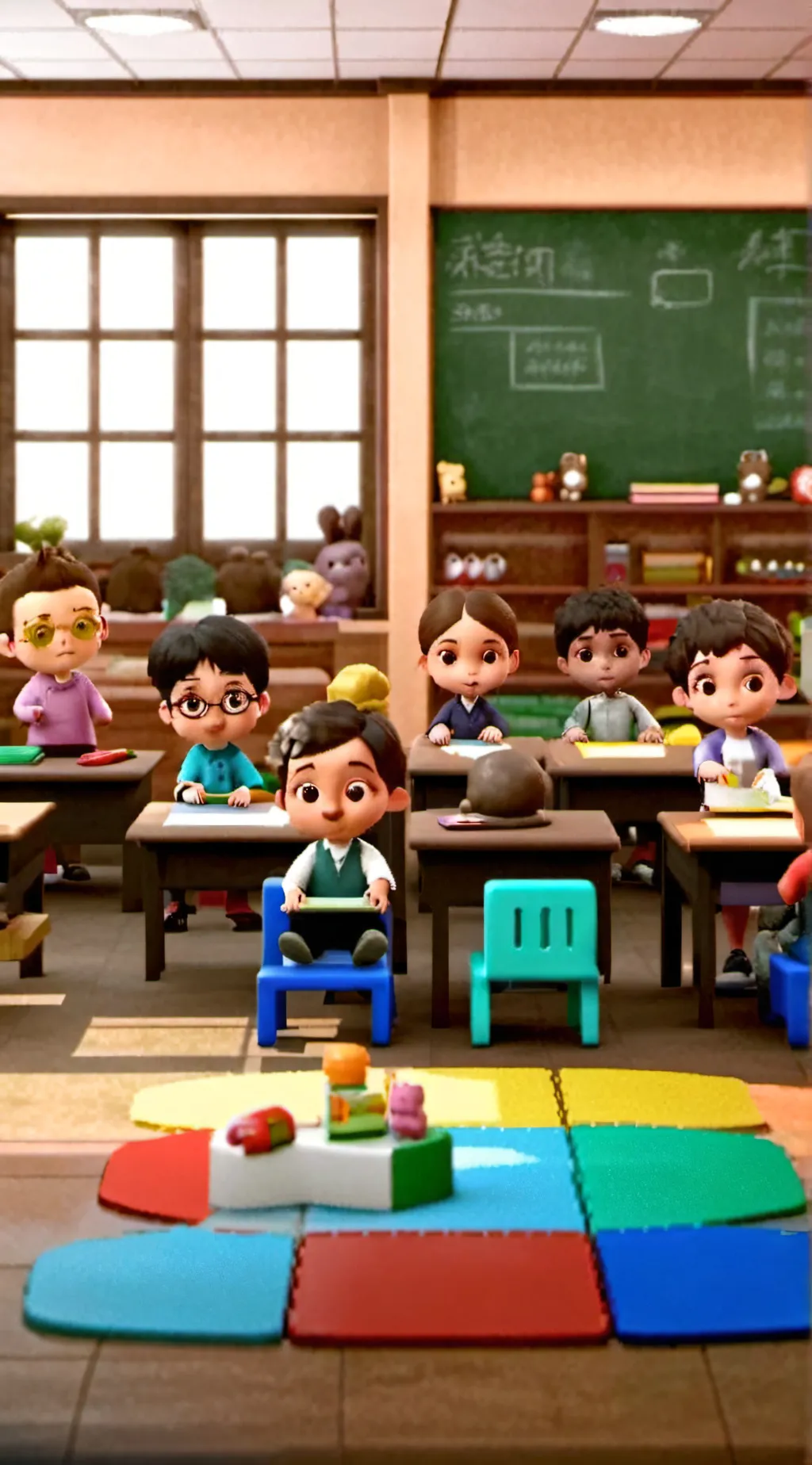ai character: FPE kindergarten background