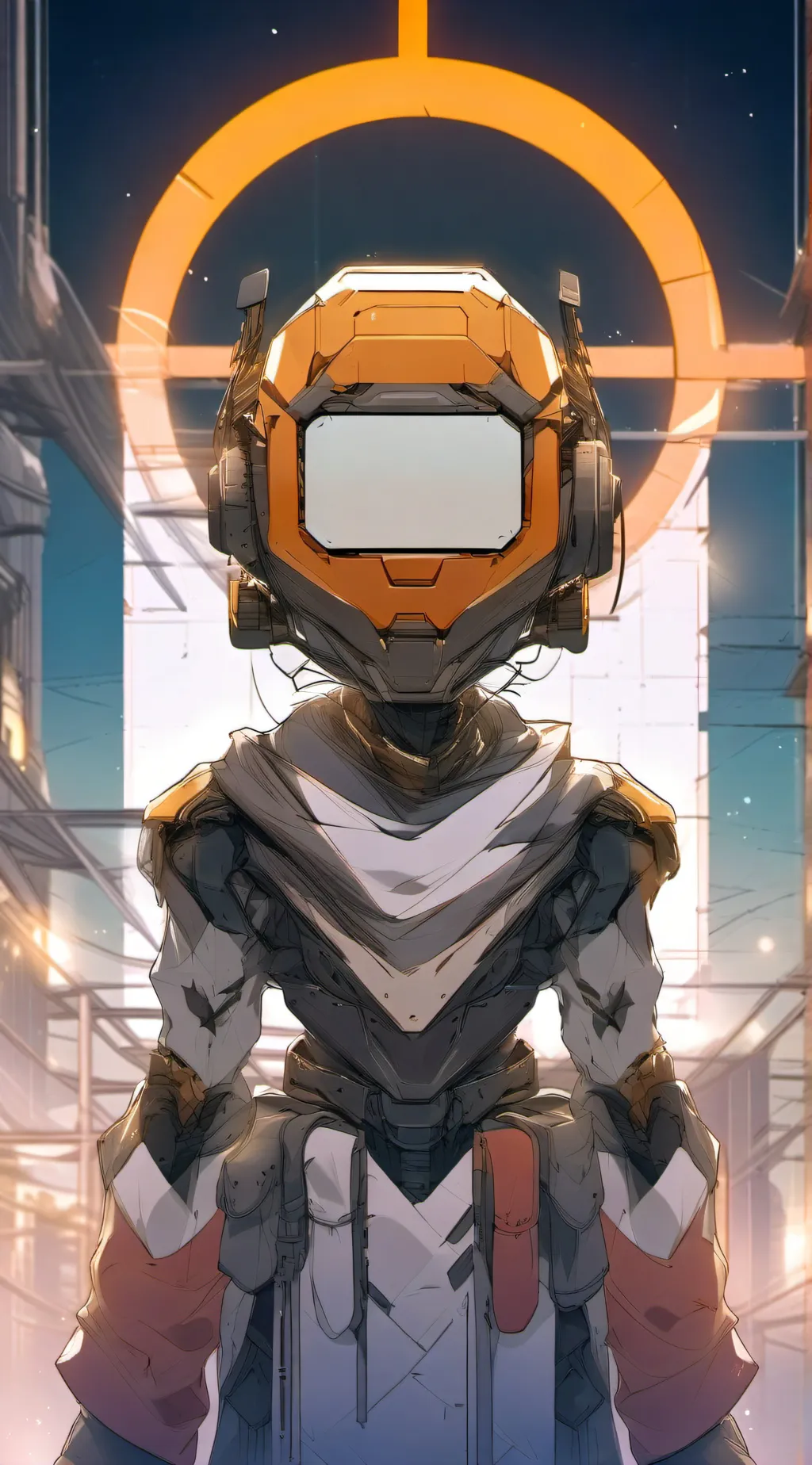ai character: Broken Robot background