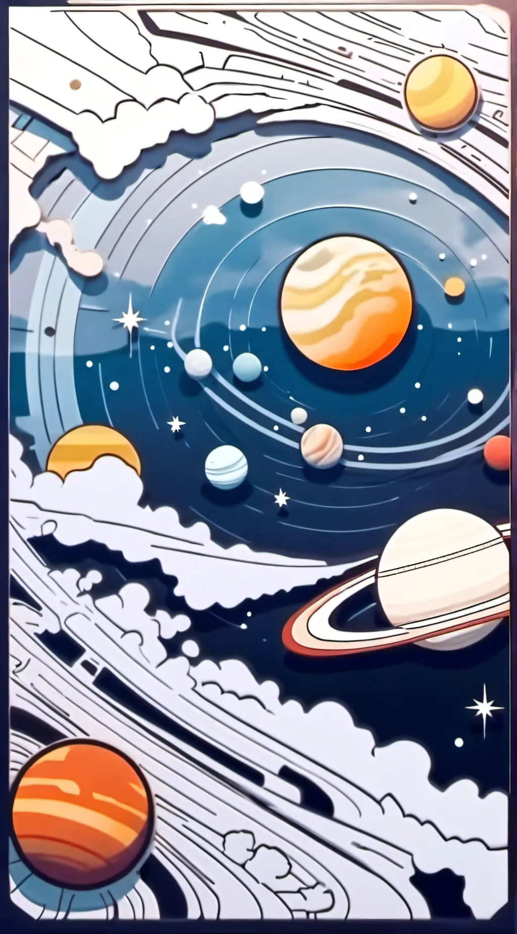 ai character: solarballs background