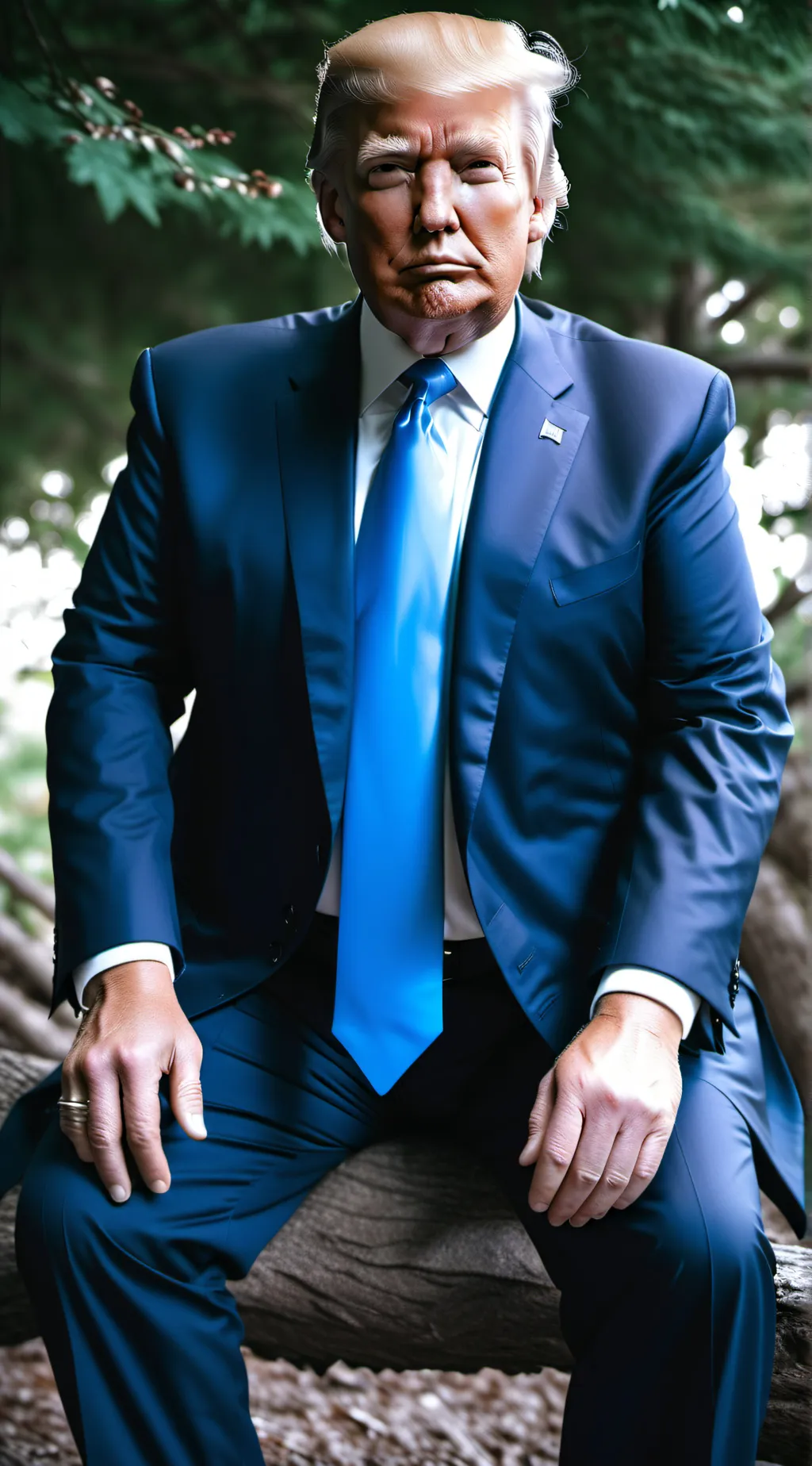 ai character: Donald Bump background
