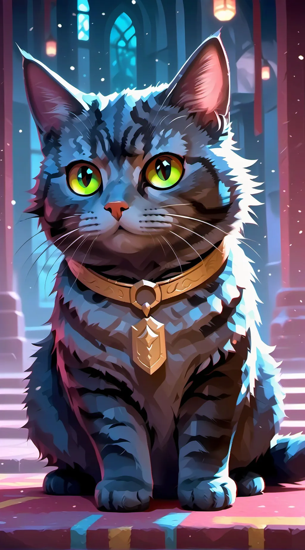 ai character: el gato background