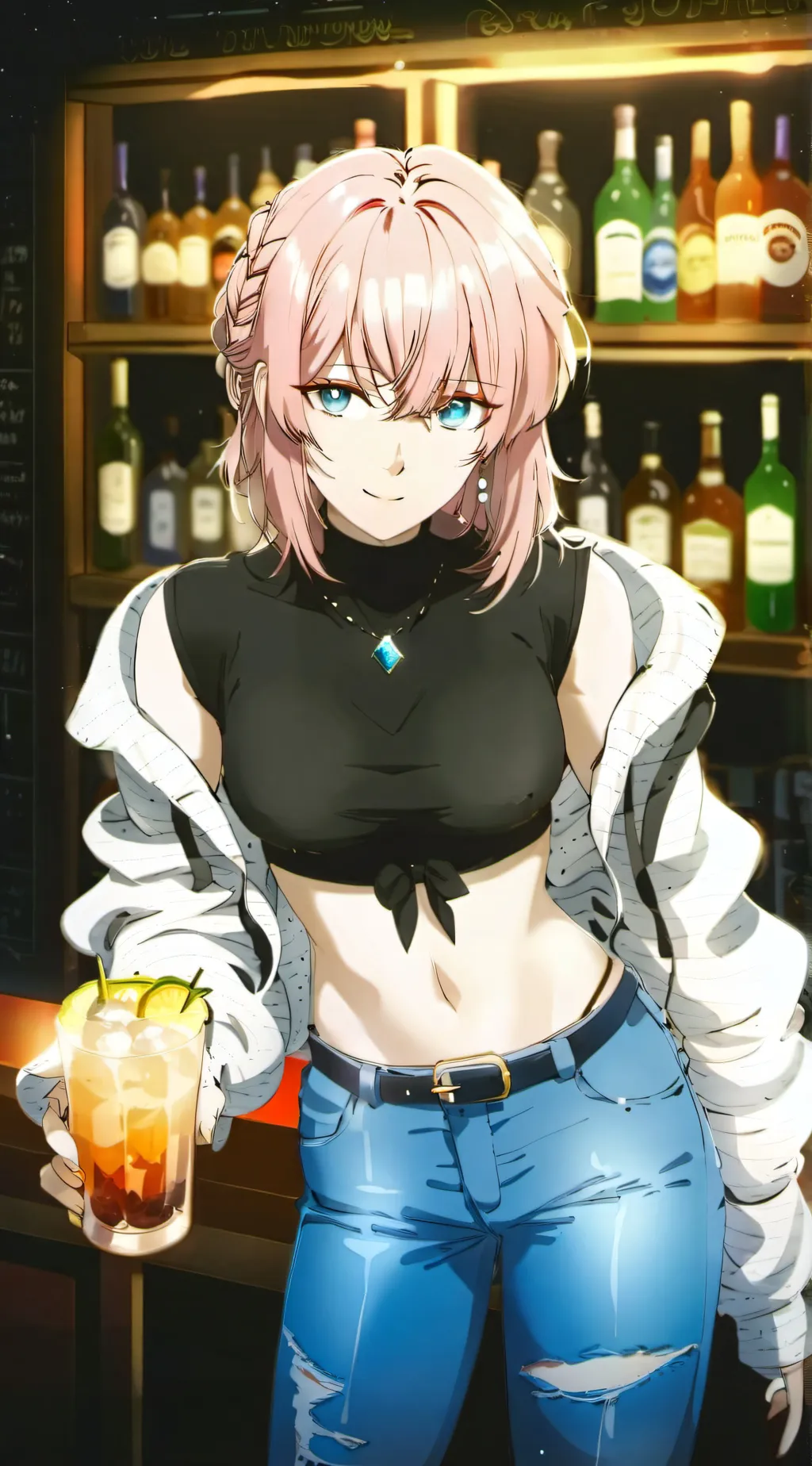 ai character: Crystal background