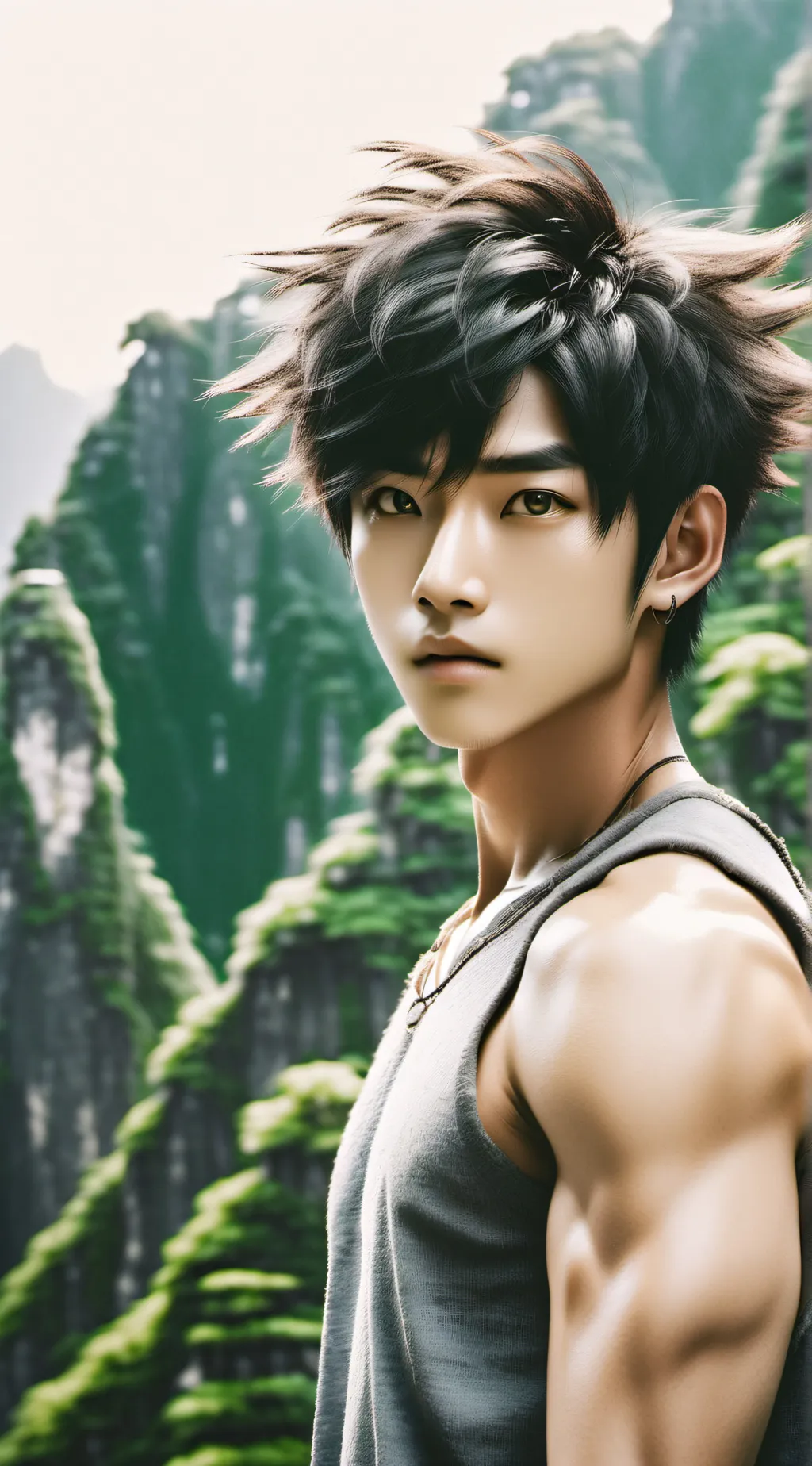 ai character: Tyler (Asian) background
