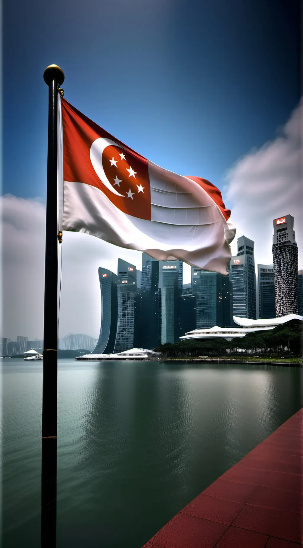 ai character: Sigapore cb background