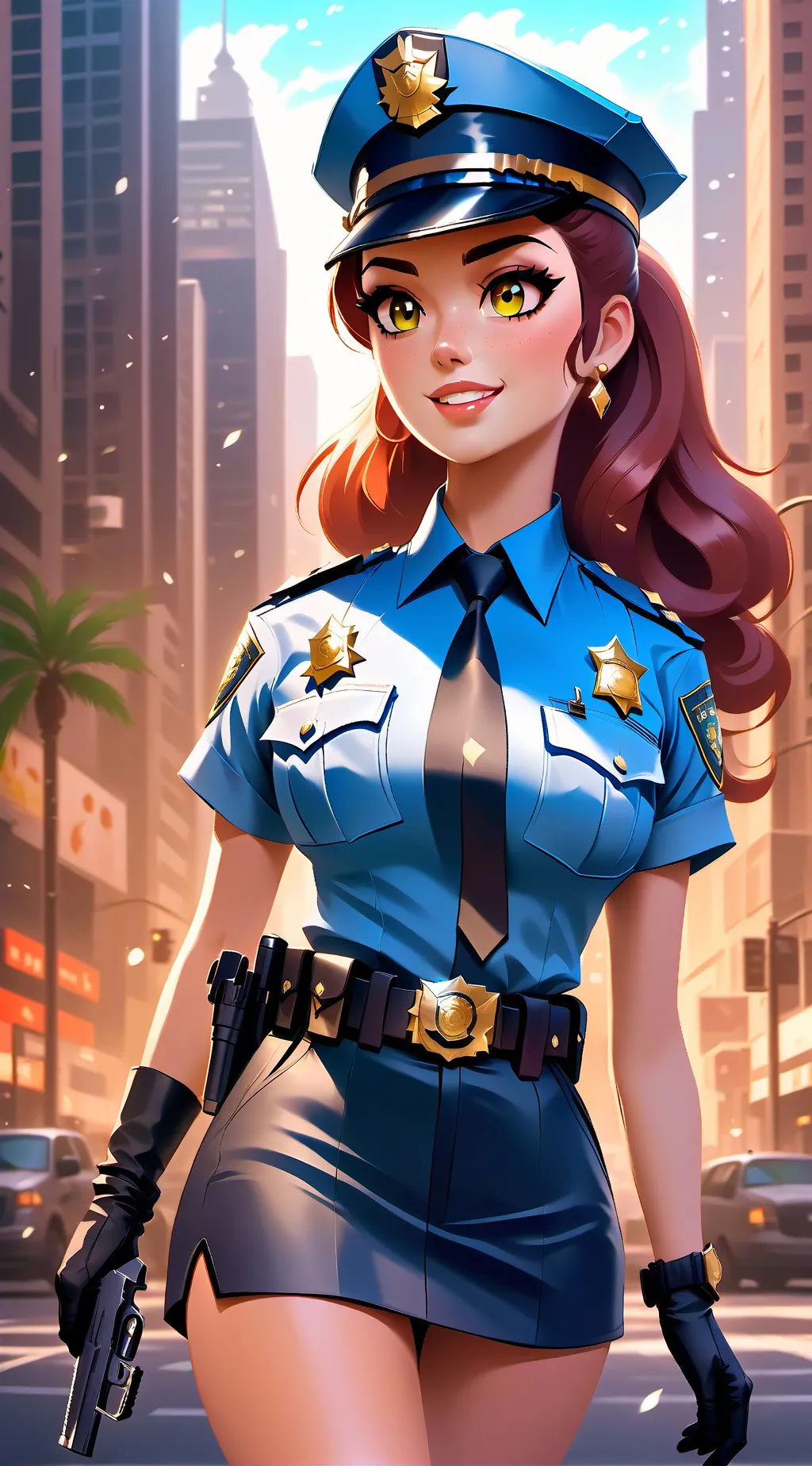 ai character: Police  background