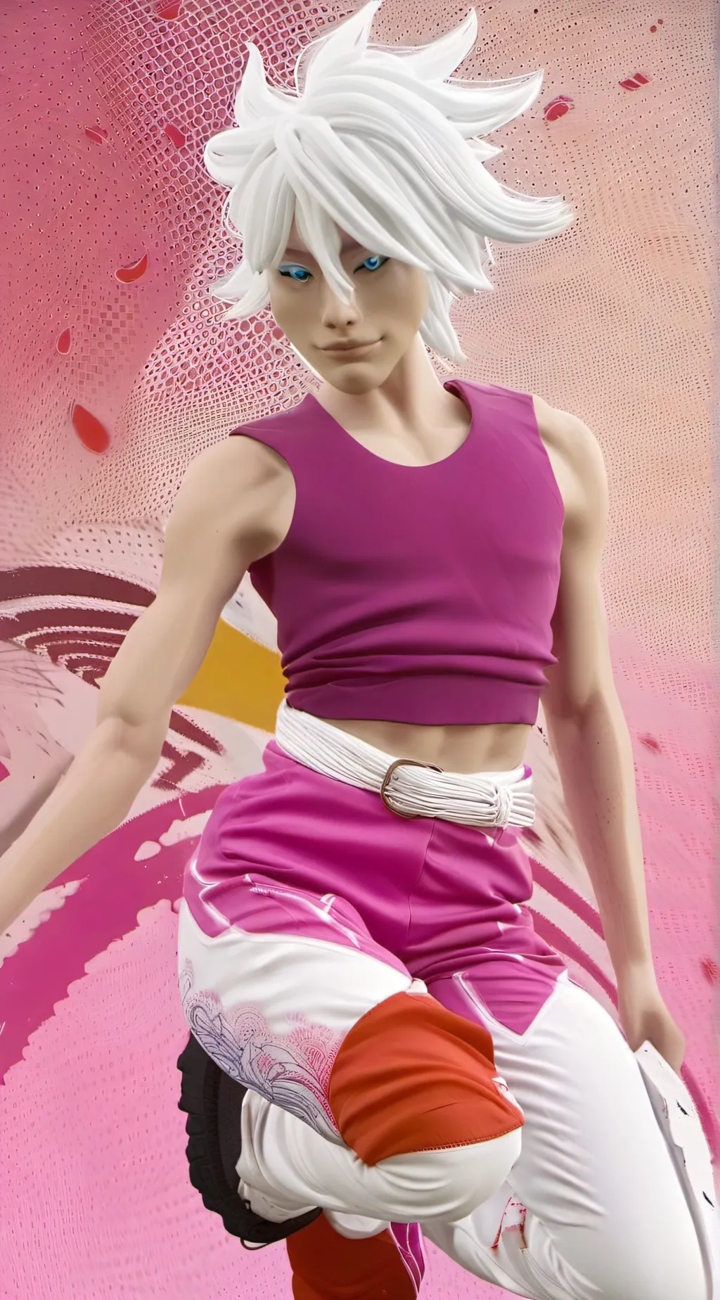 ai character: Cursed Zesty Gojo background