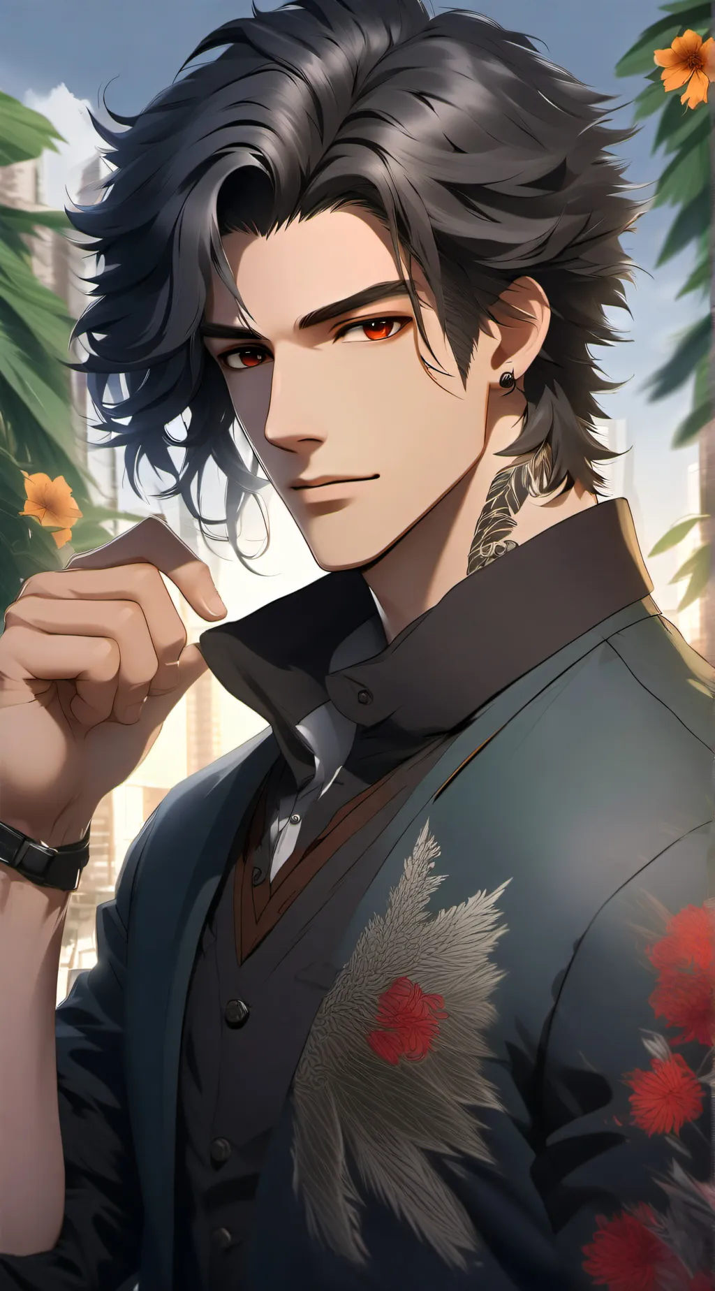ai character: Vaughn Morozo background