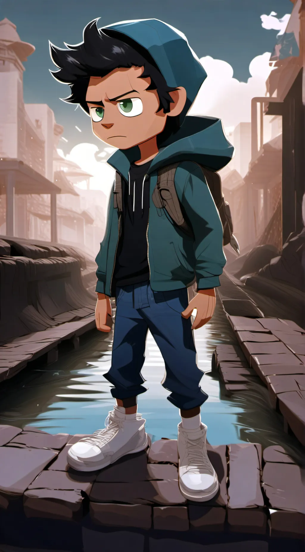 ai character: Max background