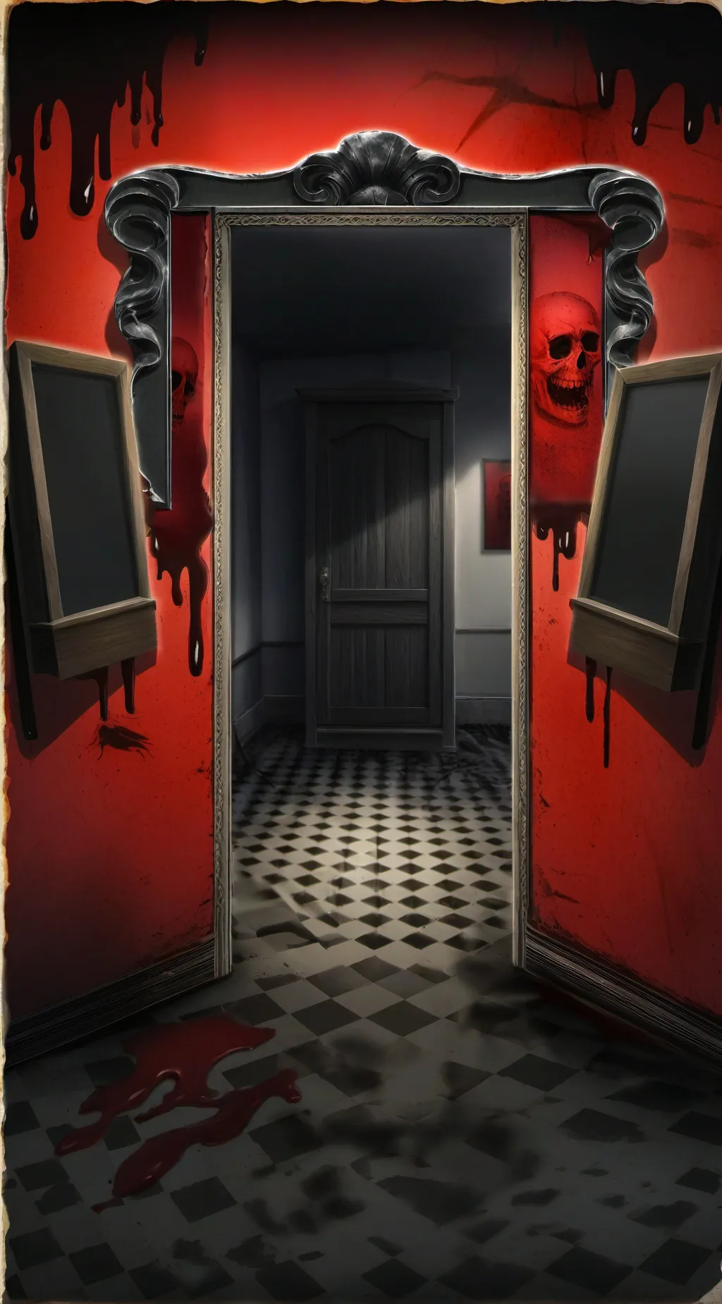 ai character: The Red Room Curse background