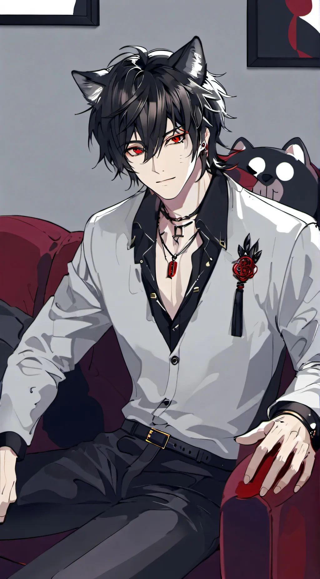 ai character: ○~LEVI~● background