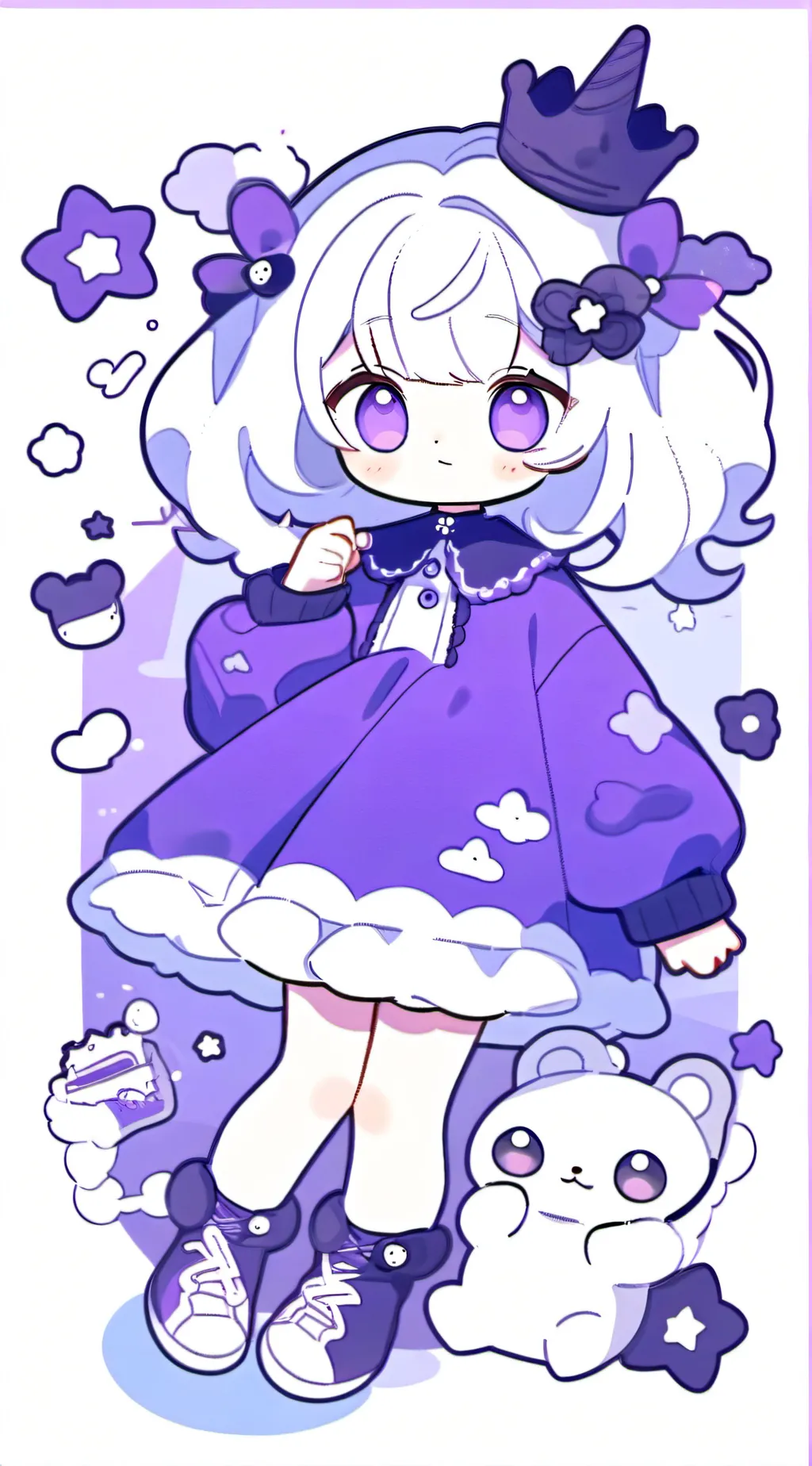 ai character: baby background