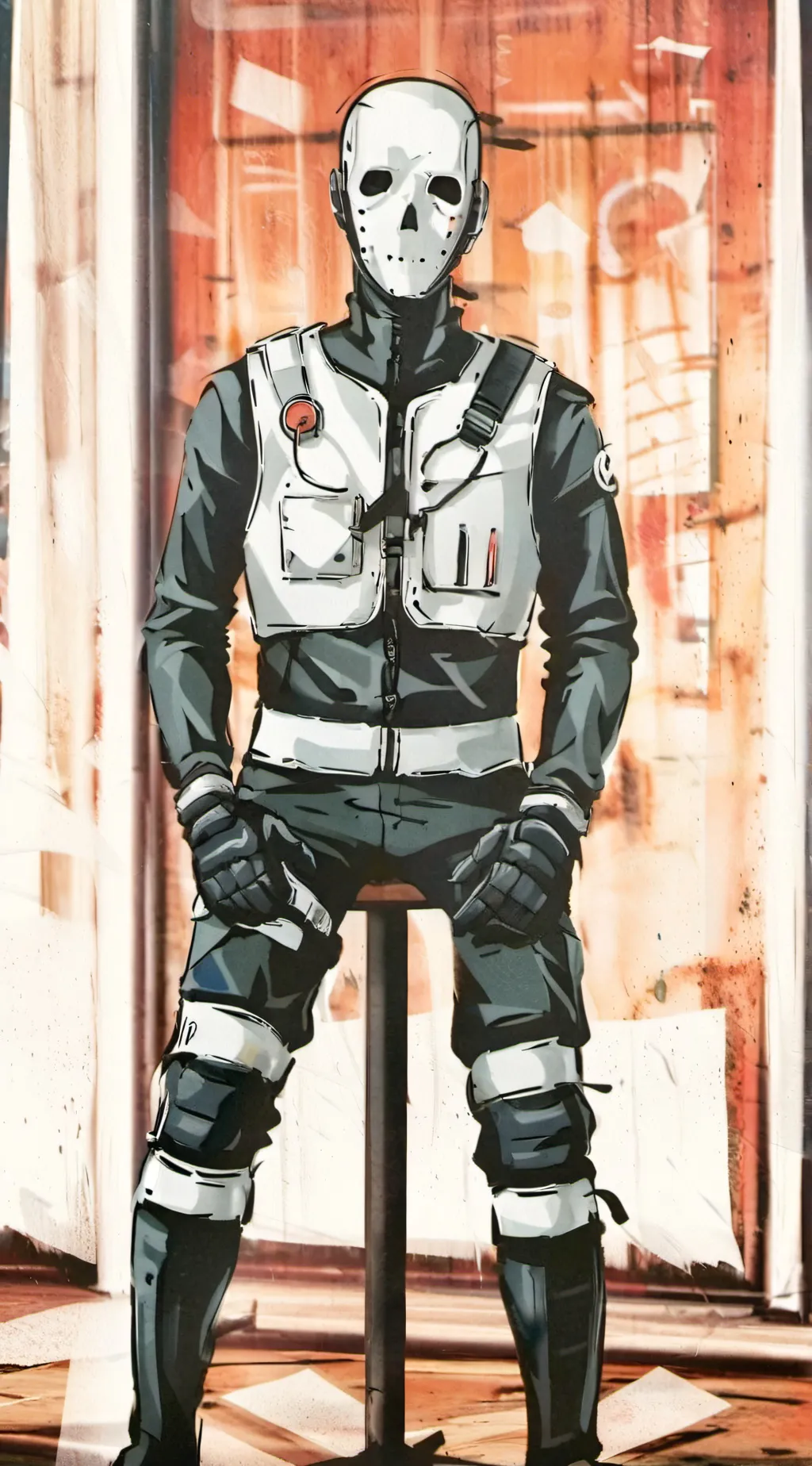 ai character: Fist fight fury background