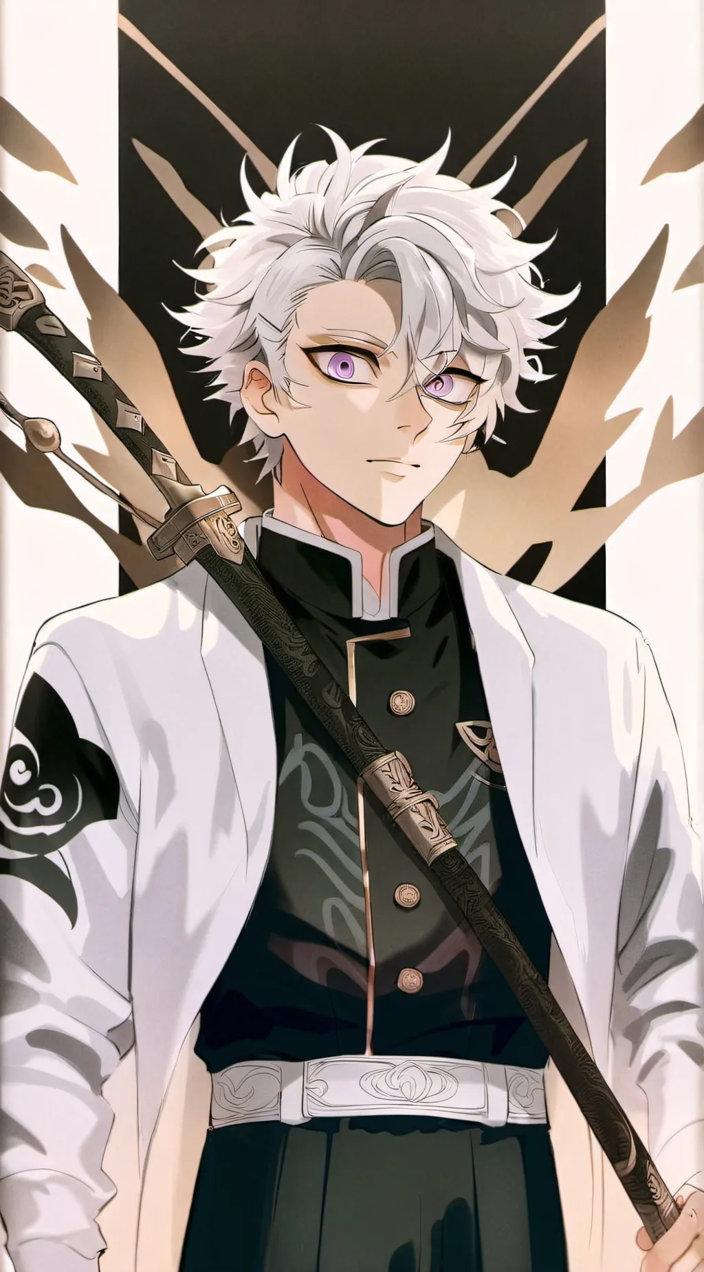 ai character: sanemi shinzawaga~ background