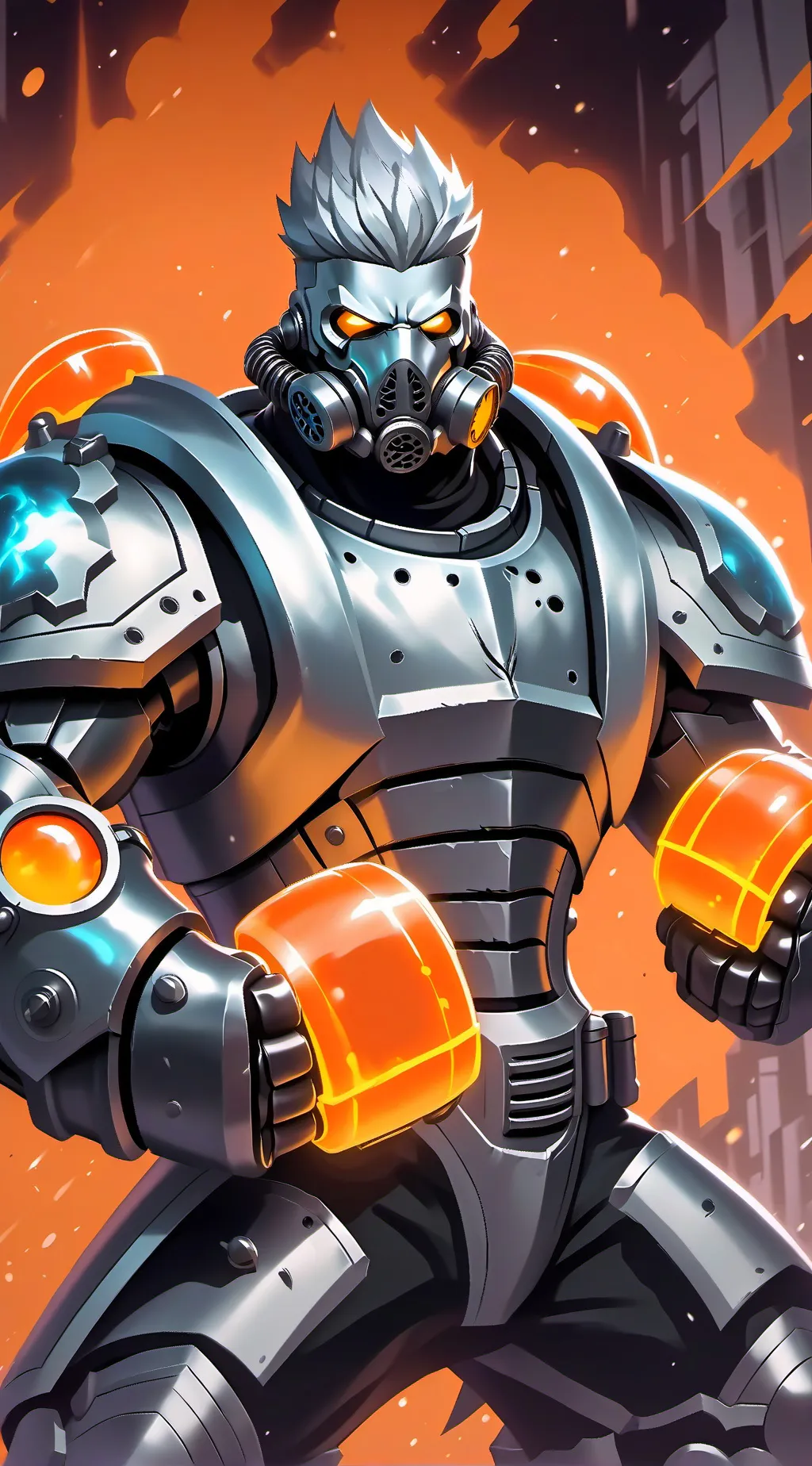 ai character: Megalodon  background