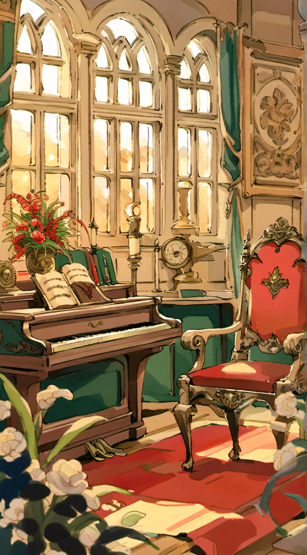 ai character: hogwarts background