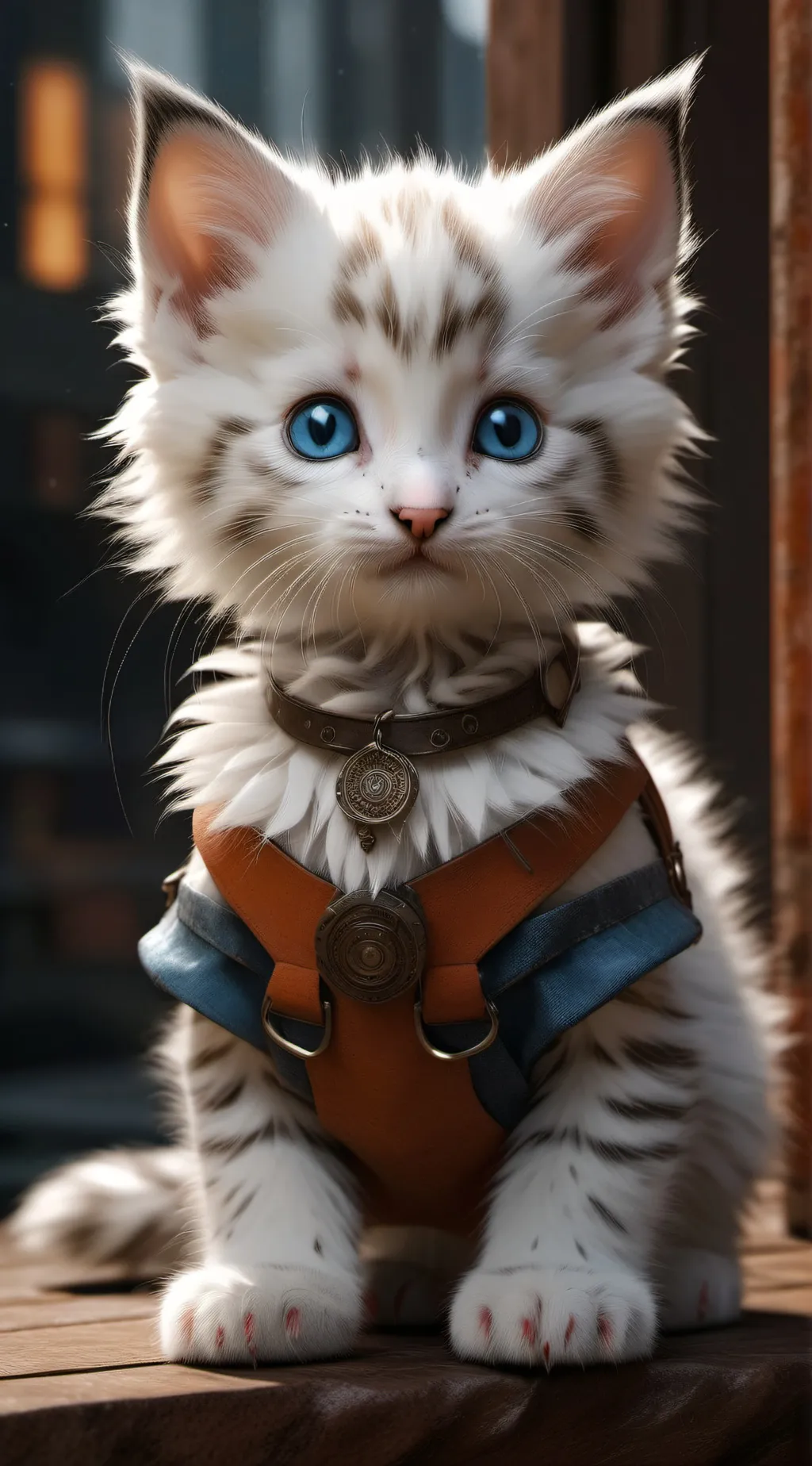 ai character: Baby kitten you  background