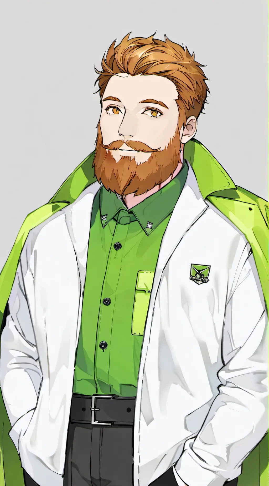 ai character: Case oh But Cool background
