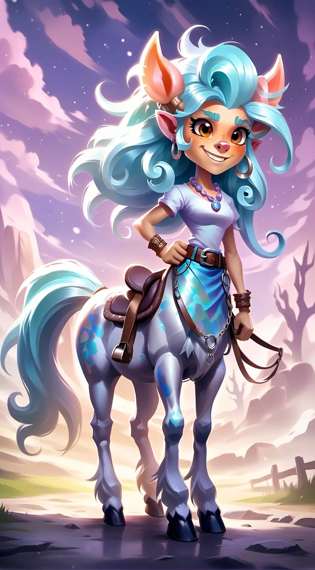 ai character: Holly Darlin  background