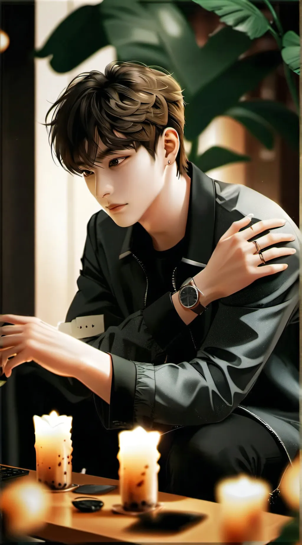 ai character: Kim Tae background
